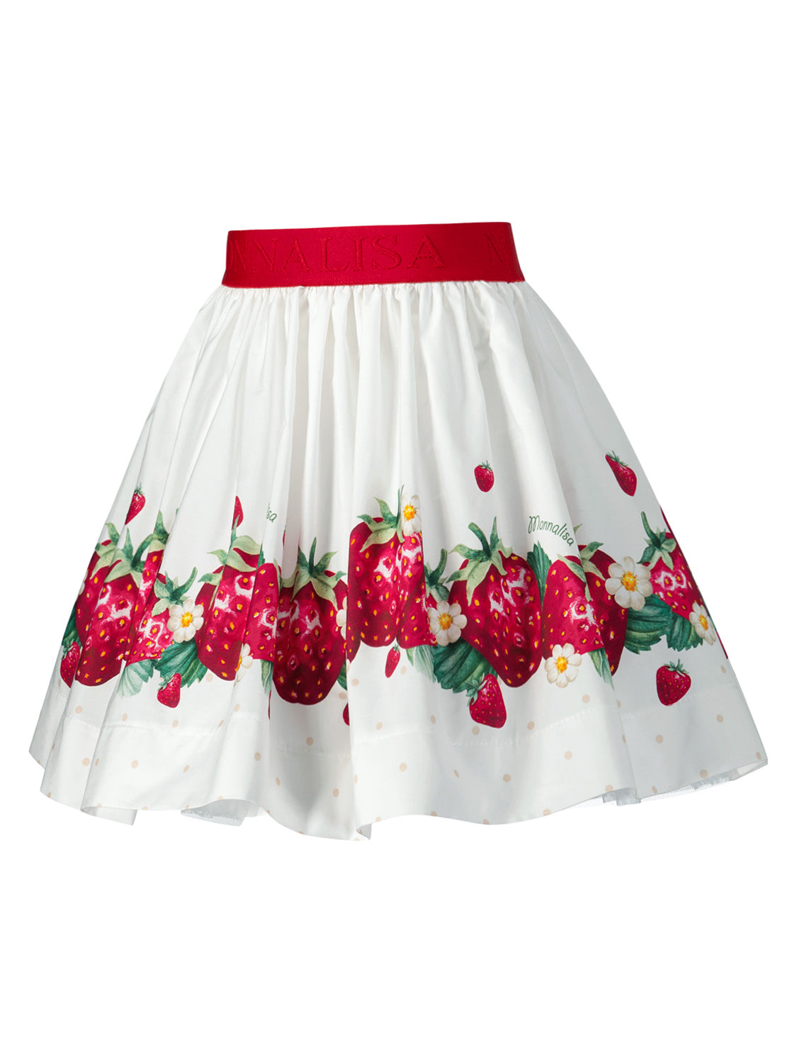 Monnalisa Kids skirt White in White 1709816494-6902396743-4.jpg | NICKIS.com