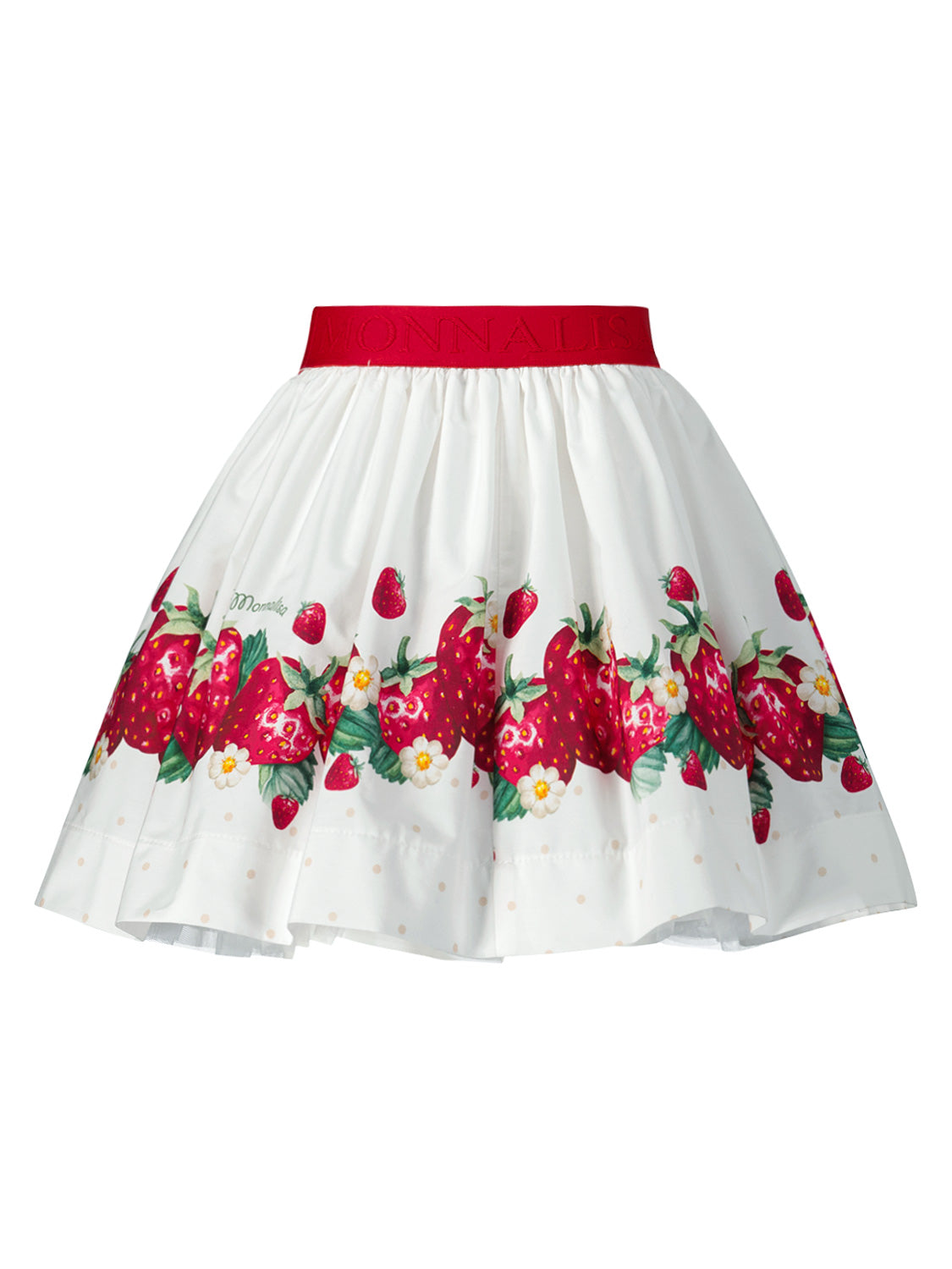 Monnalisa Kids skirt White in White 1709816494-6902396743-5.jpg | NICKIS.com