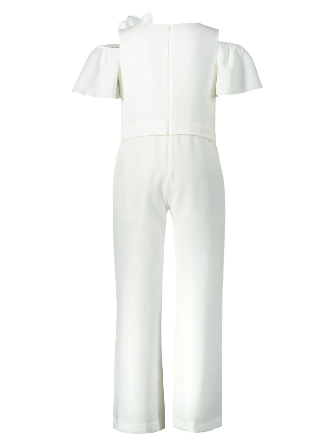 Monnalisa Kids overall White in White 1709816508-6903534806-5.jpg | NICKIS.com