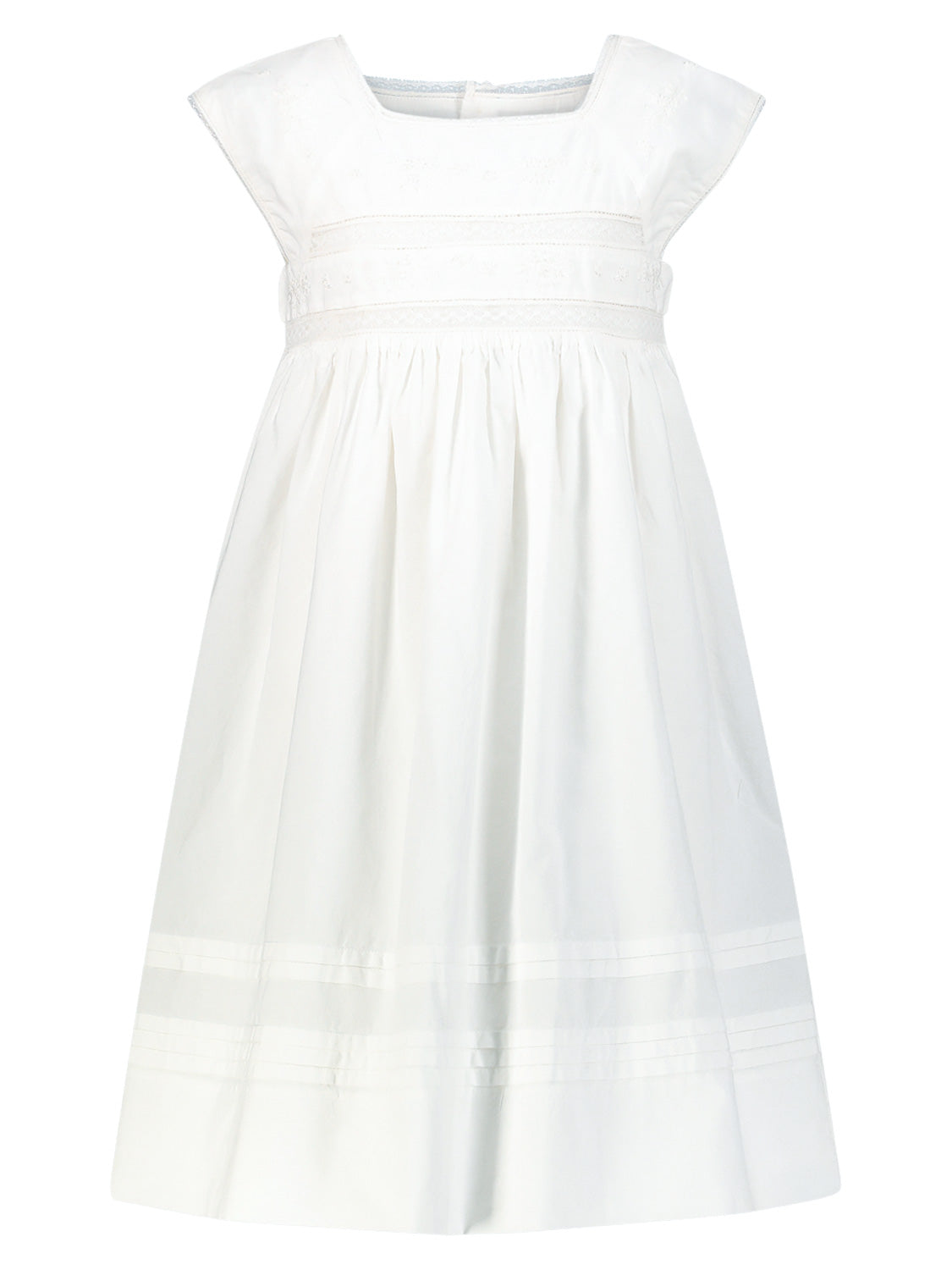 Bonpoint Kids dress Framboise White in White 1709816970-6906899842-1.jpg | NICKIS.com