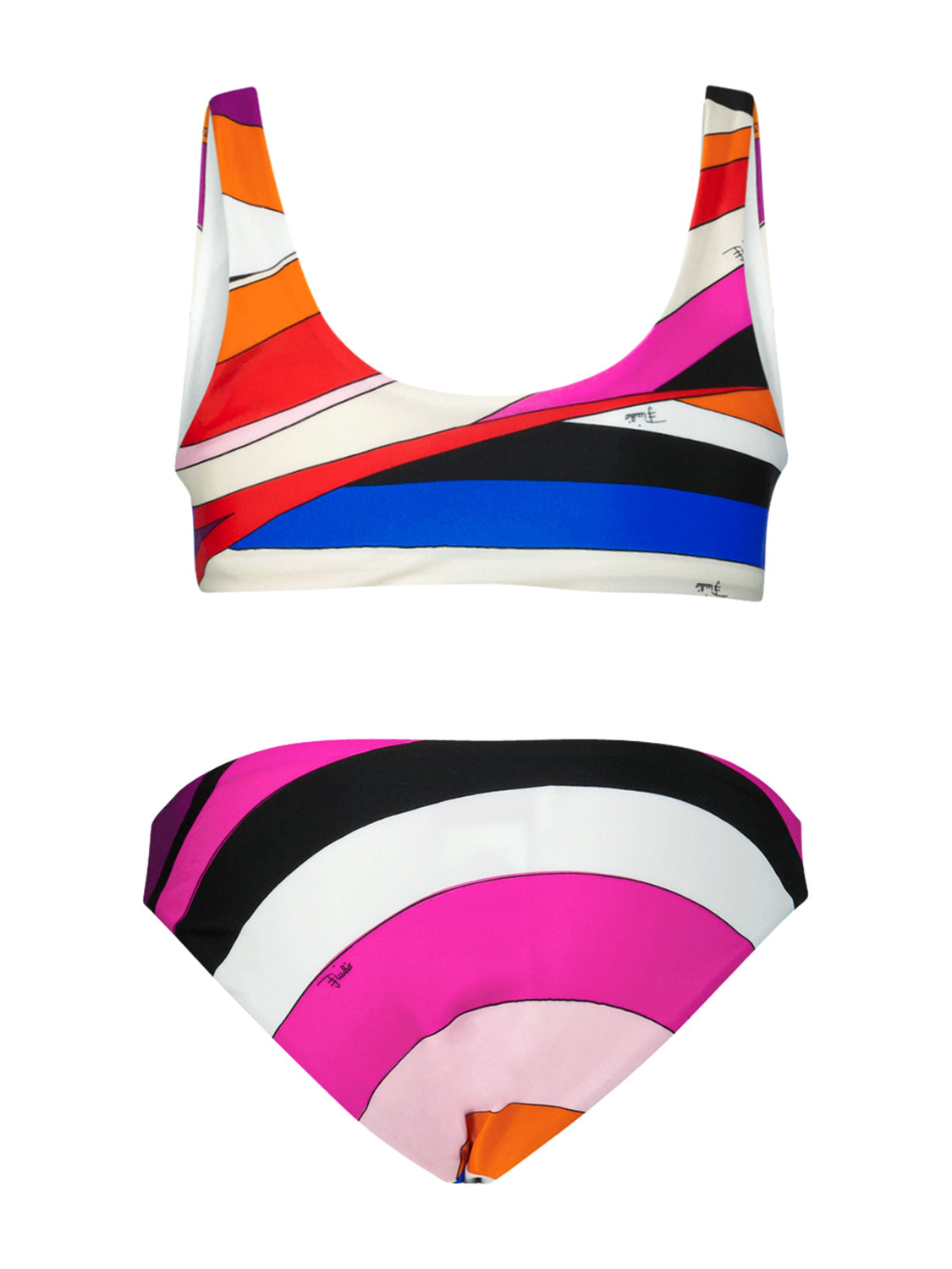 Emilio Pucci Kids bikini Multicoloured in Multicoloured 1710237756-6906740203-4.jpg | NICKIS.com