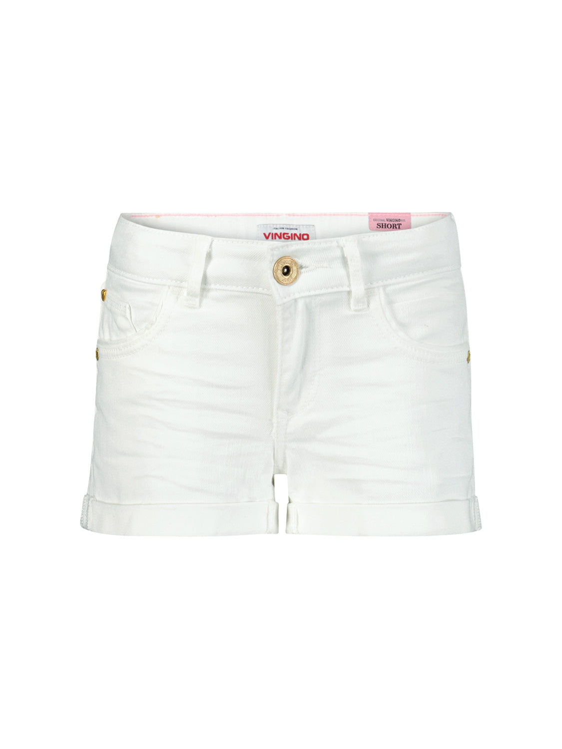 Vingino Kids Shorts Damara White in White 1710237852-6901229510-1.jpg | NICKIS.com