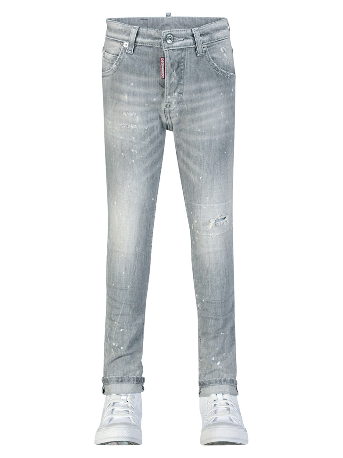 DSQUARED2 Kids jeans Cool Guy Grey in Grey 1710345219-6904766381-4.jpg | NICKIS.com