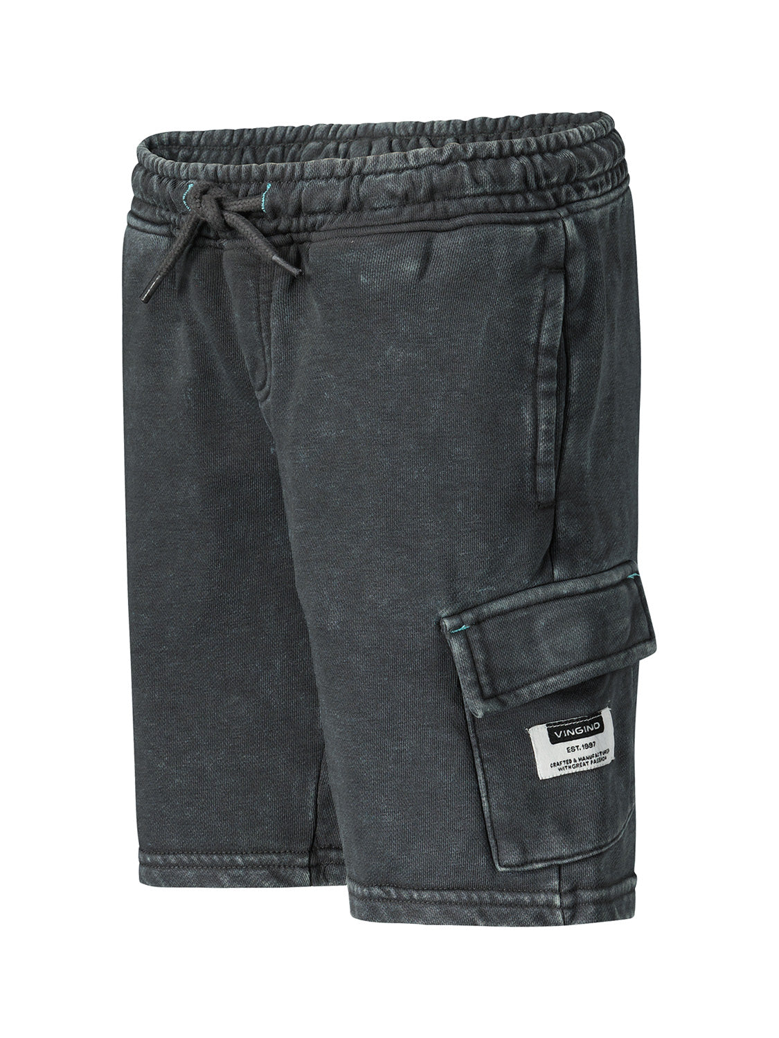 Vingino Kids Sweatshorts Rolfi Anthracite Grey in Anthracite Grey 1710426353-6907965444-4.jpg | NICKIS.com