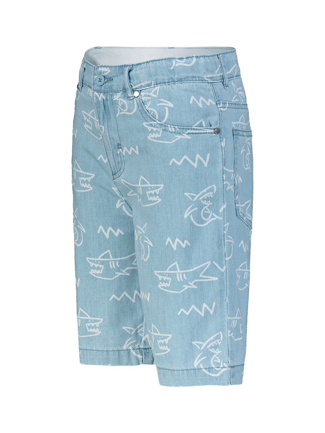 Stella McCartney Kids Kids Shorts Blue in Blue 1710428944-6906930720-4.jpg | NICKIS.com