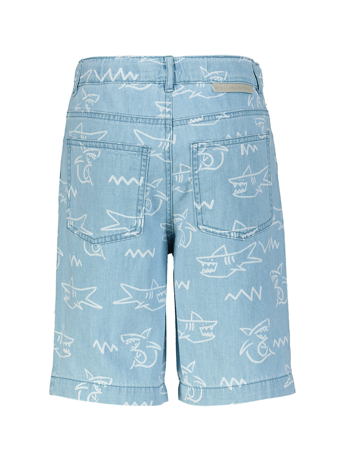 Stella McCartney Kids Kids Shorts Blue in Blue 1710428944-6906930720-5.jpg | NICKIS.com