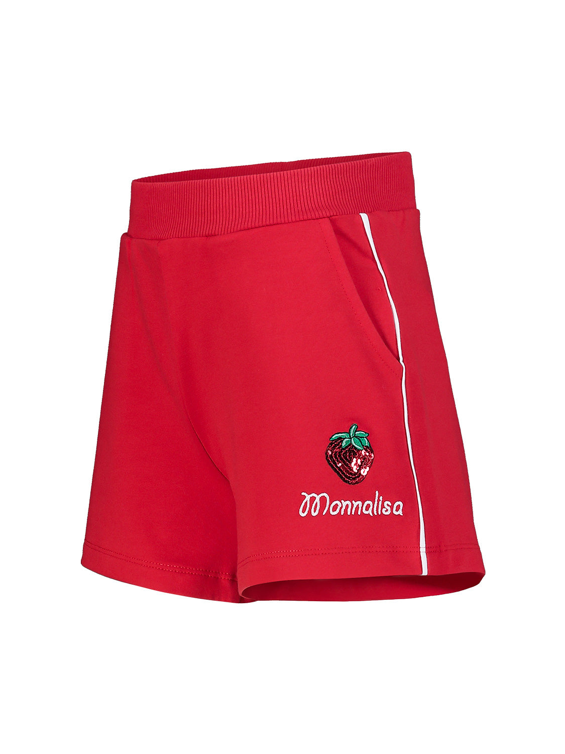 Monnalisa Kids Sweatshorts Red in Red 1710504674-6904025514-4.jpg | NICKIS.com