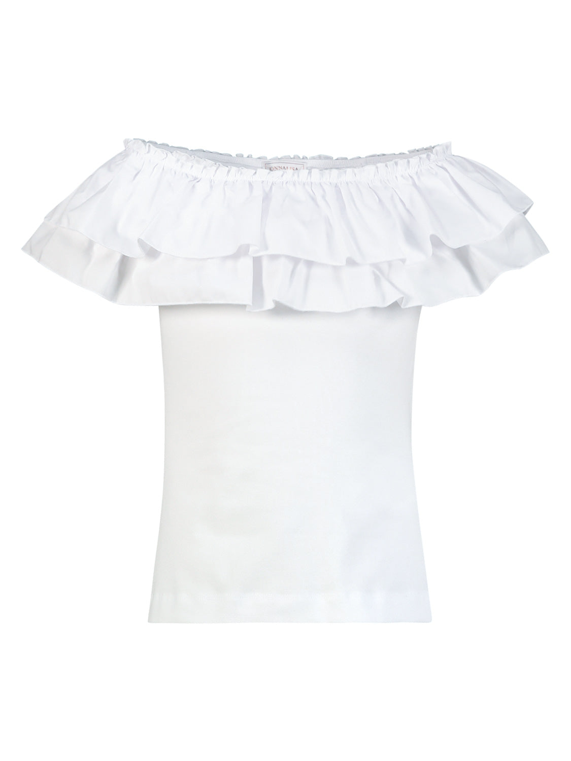 Monnalisa Kids top White in White 1710504713-6907101666-1.jpg | NICKIS.com