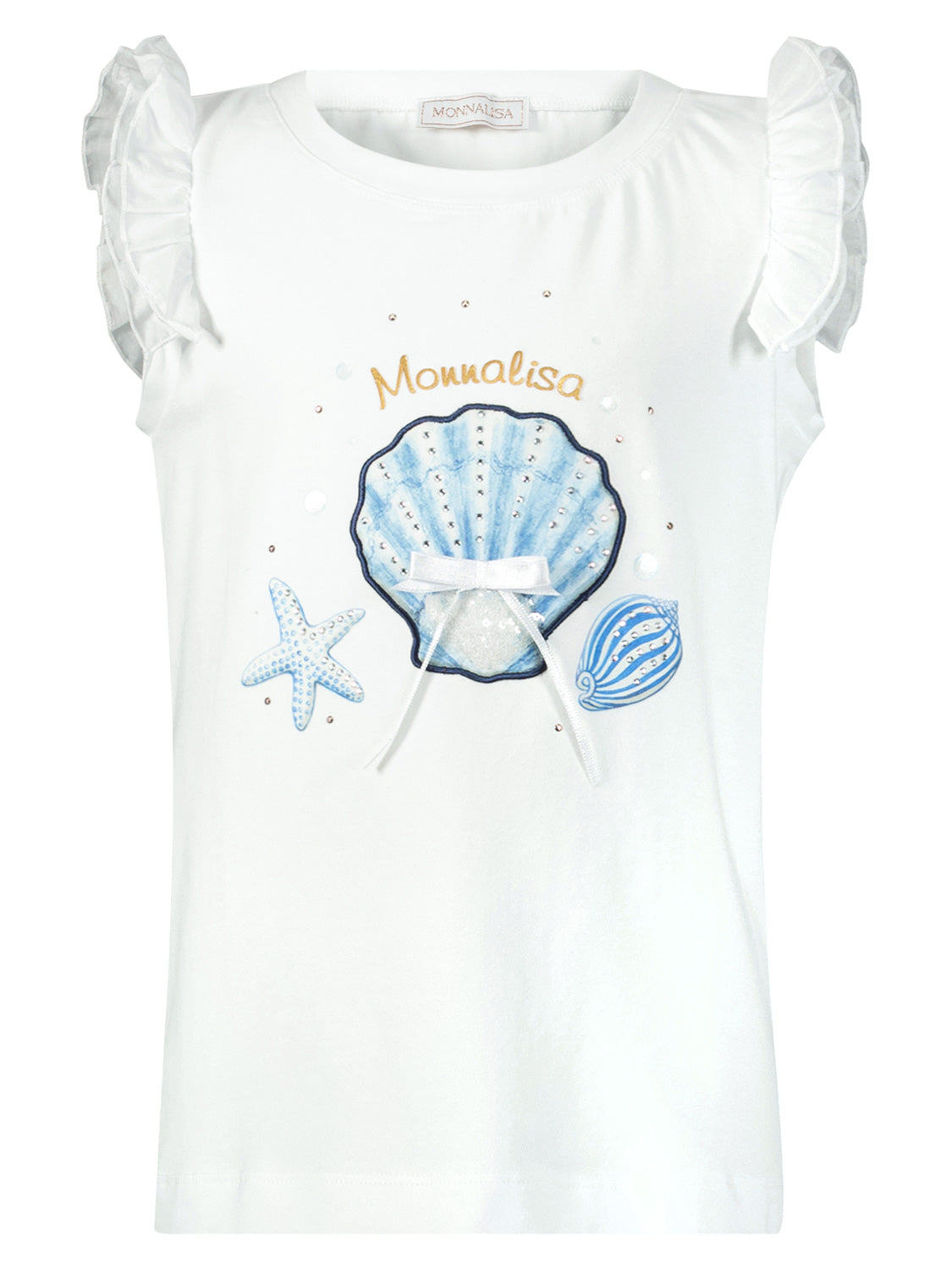 Monnalisa Kids top White in White 1711018168-6907757447-1.jpg | NICKIS.com