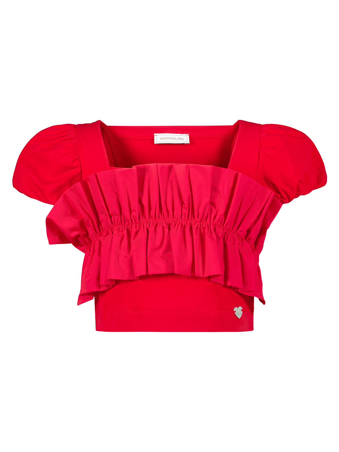 Monnalisa Kids t-shirt Red in Red 1711018186-6908606395-1.jpg | NICKIS.com