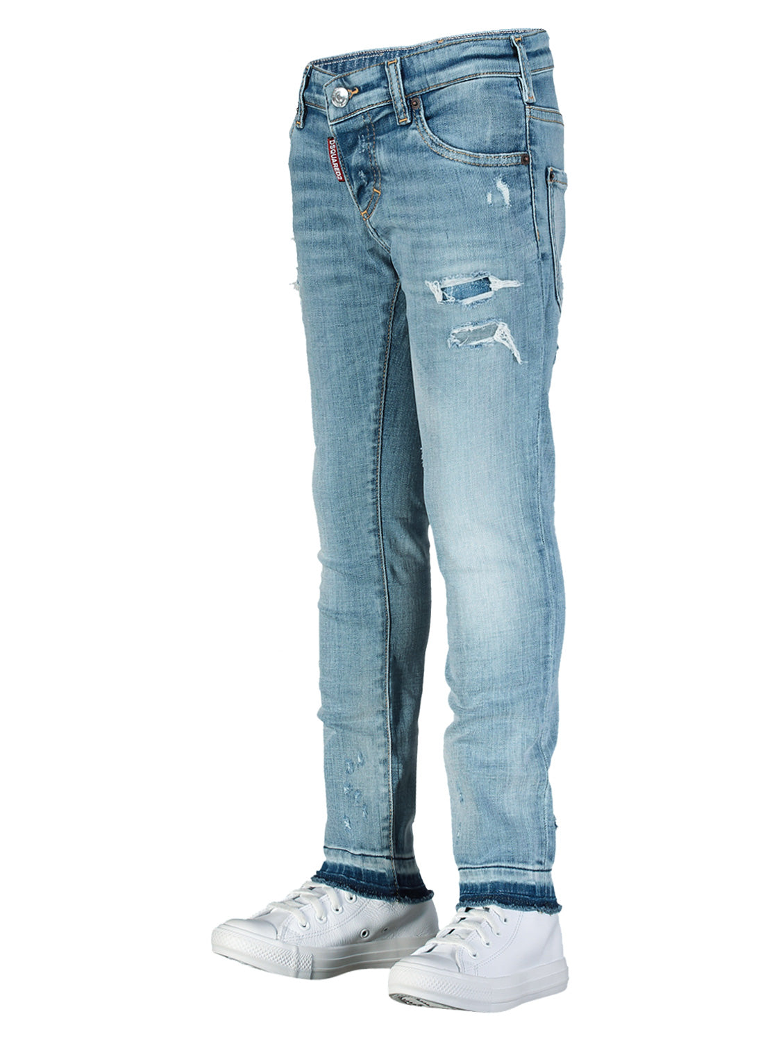 DSQUARED2 Kids jeans Clement Blue in Blue 1711126911-6901295220-5.jpg | NICKIS.com