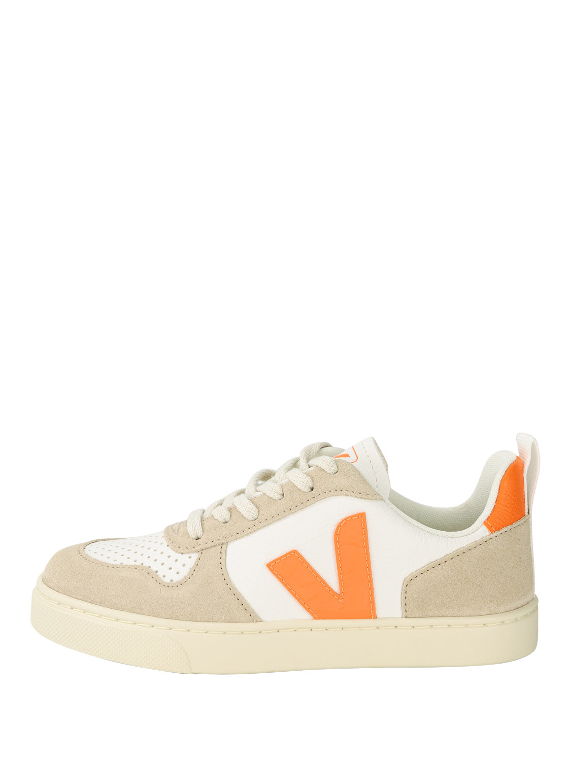 Veja Kids sneakers Small V-10 Laces White in White 1712149612-6905020034-1.jpg | NICKIS.com