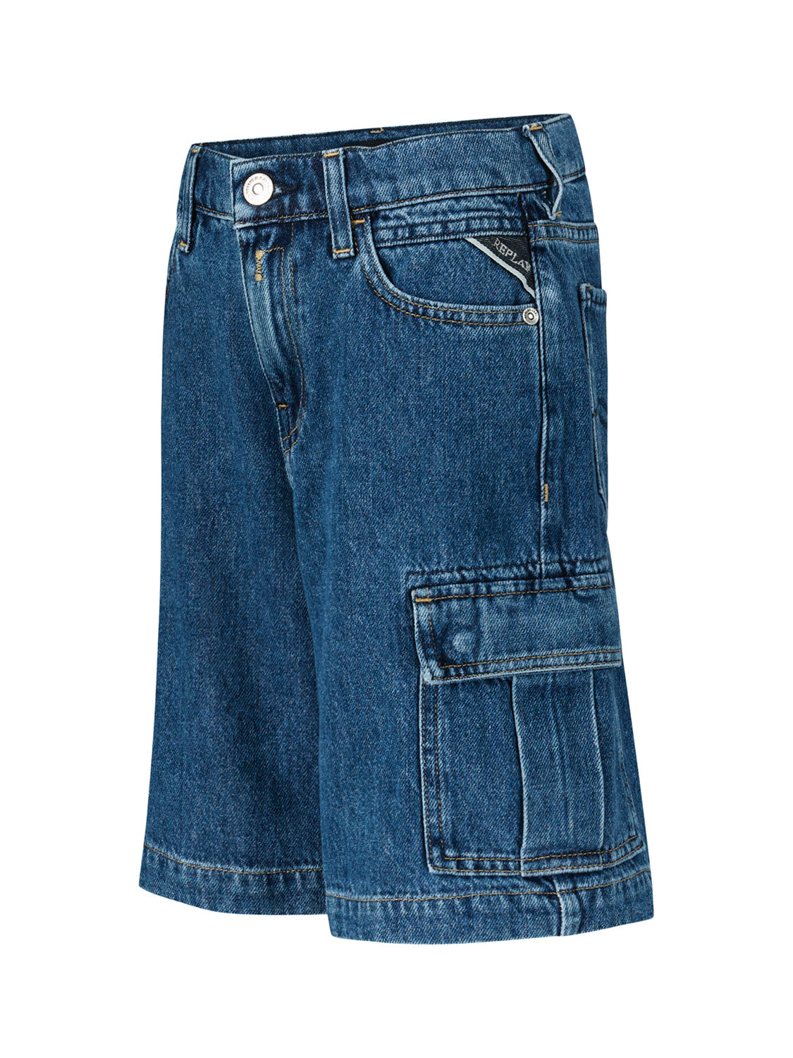 Replay & Sons Kids Shorts Blue in Blue 1712154528-6900000035-4.jpg | NICKIS.com