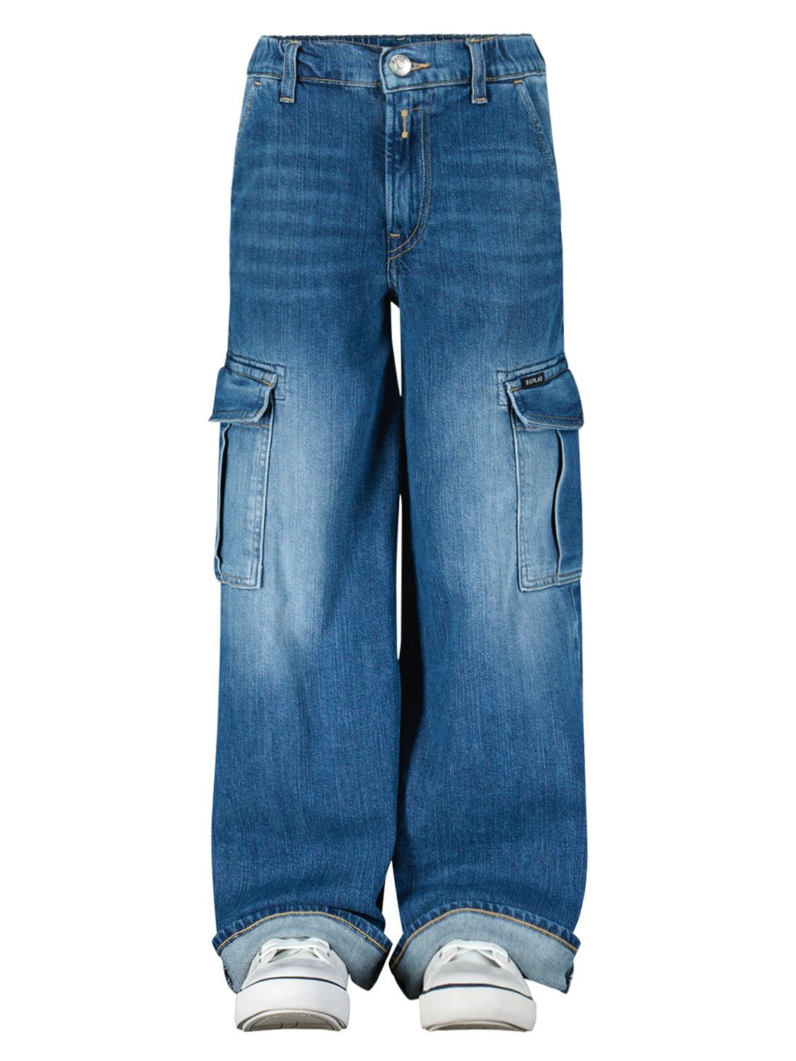 Replay & Sons Kids jeans Aidyna Blue in Blue 1712154533-6900000127-4.jpg | NICKIS.com