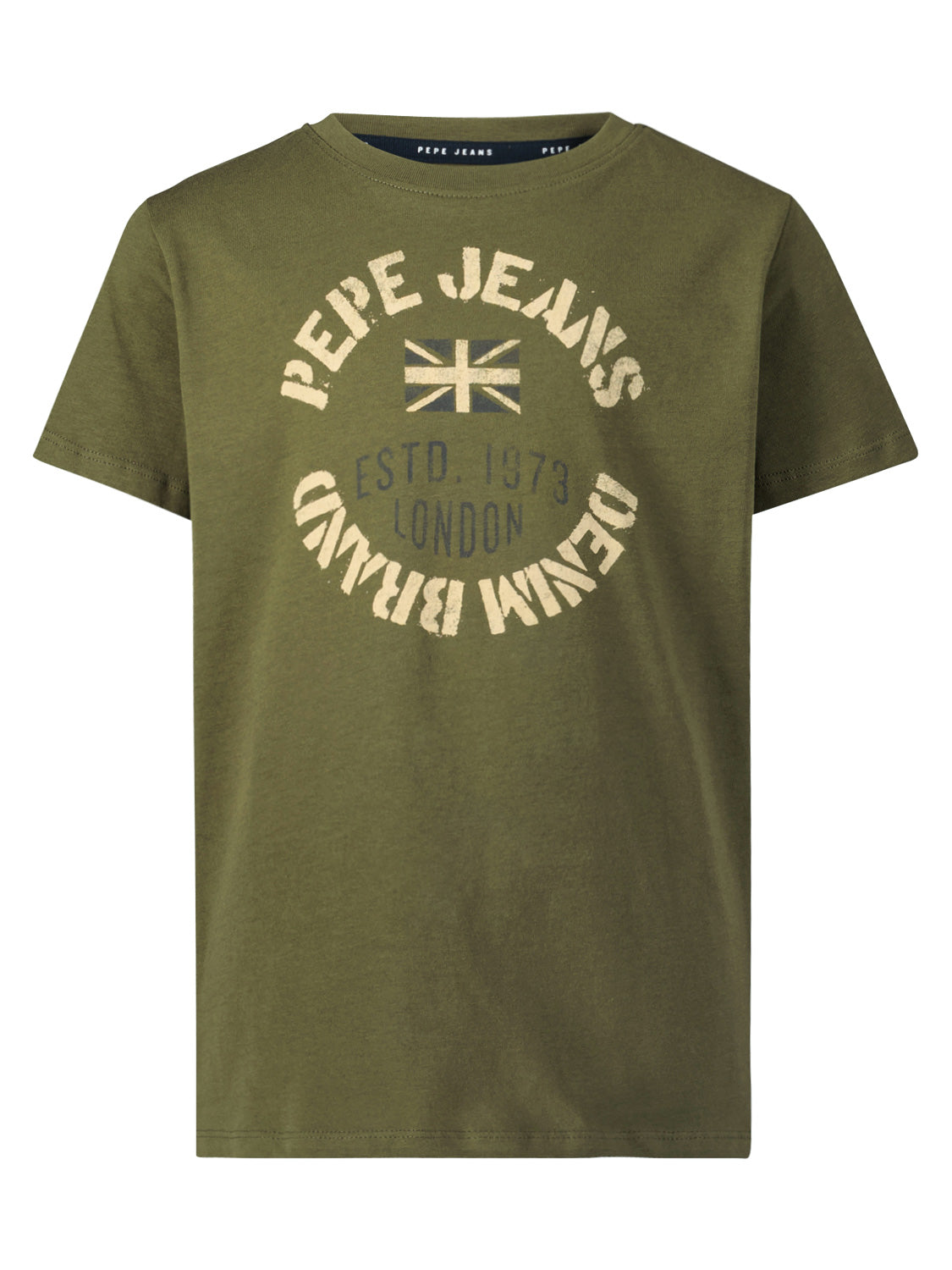 Pepe Jeans Kids t-shirt Olive Green in Olive Green 1712763845-6903115808-1.jpg | NICKIS.com