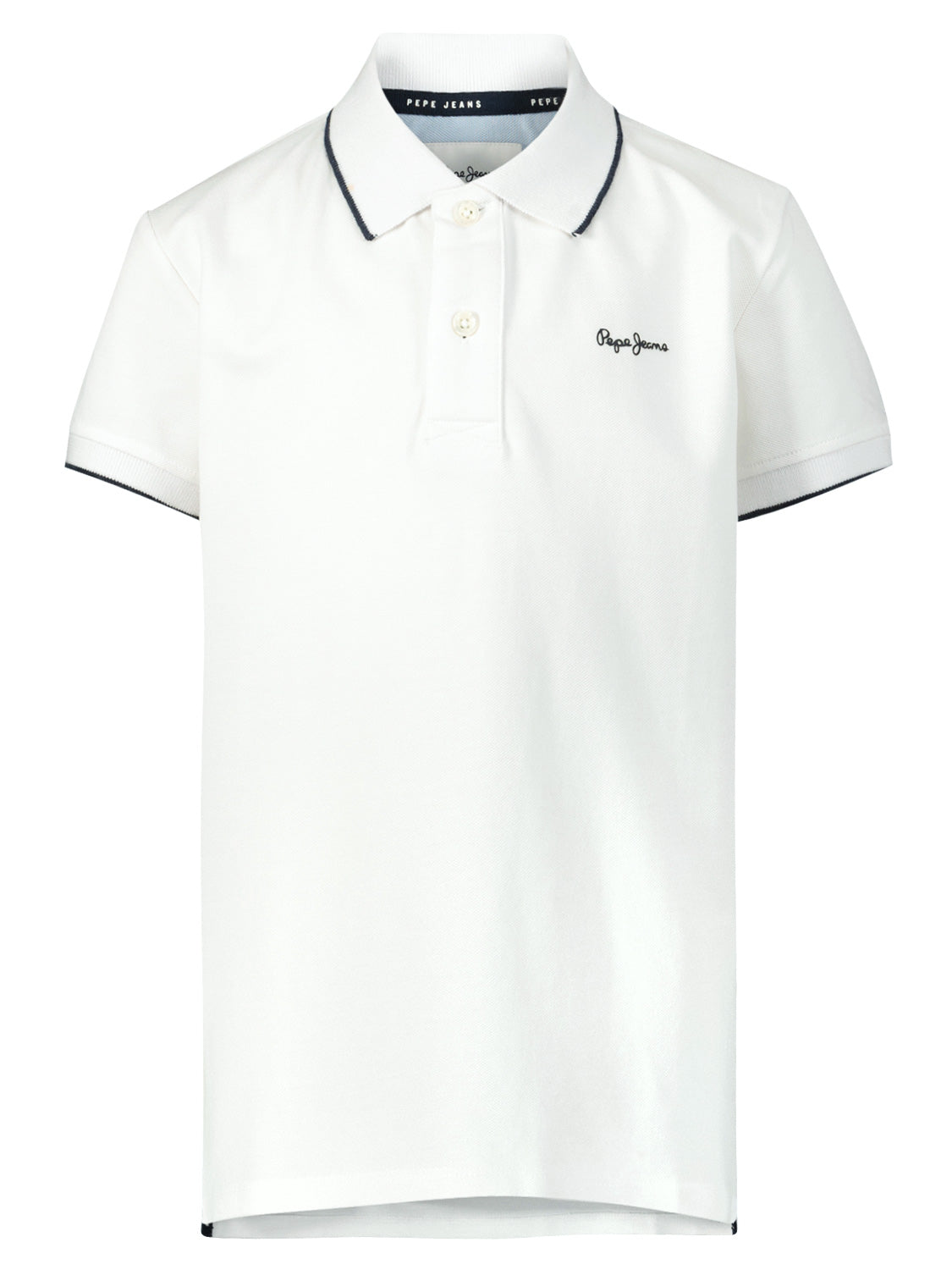 Pepe Jeans Kids Polo Shirt White in White 1712838646-6908001942-1.jpg | NICKIS.com