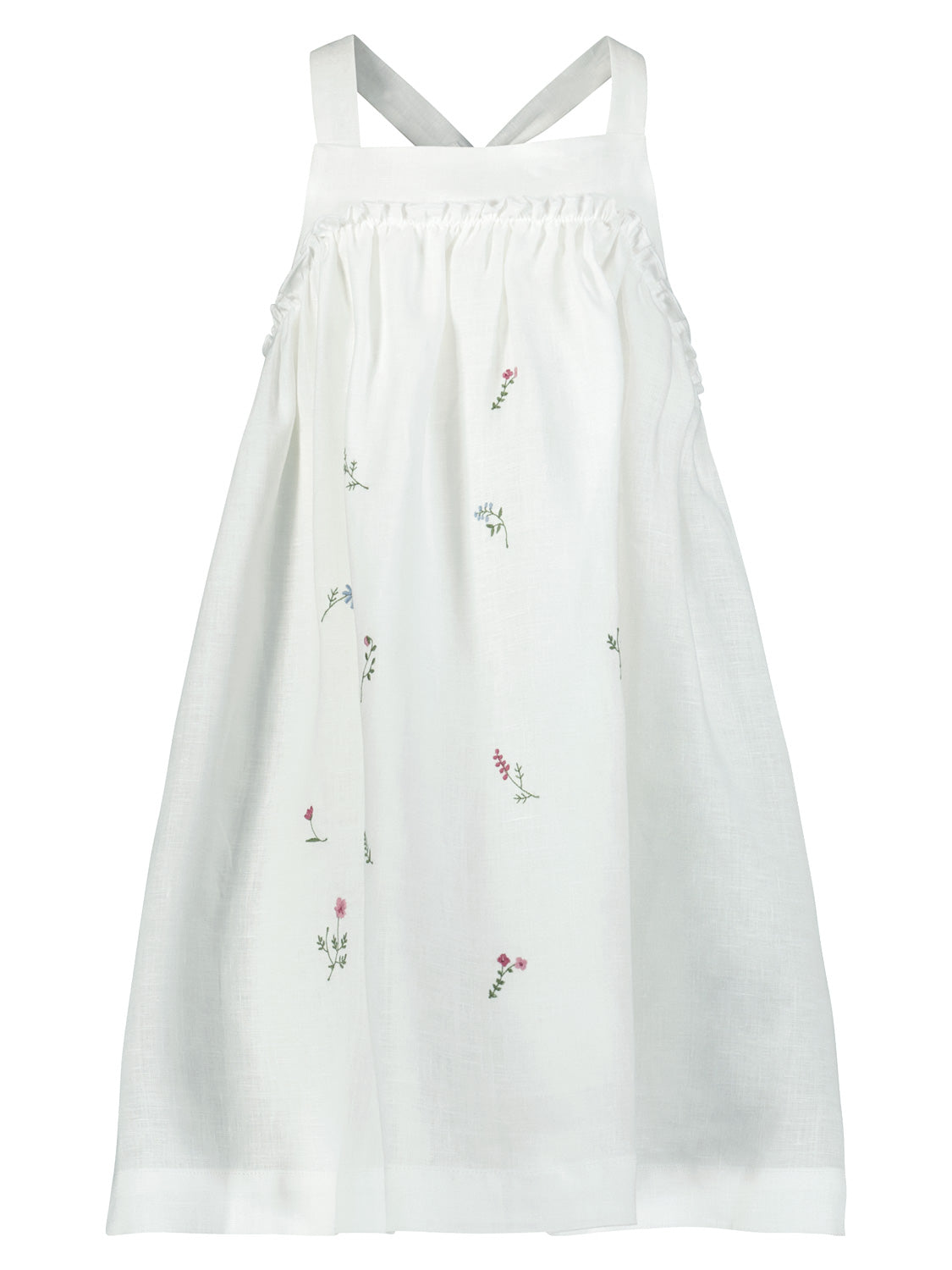 Il Gufo Kids dress White in White 1713185569-6908809501-1.jpg | NICKIS.com