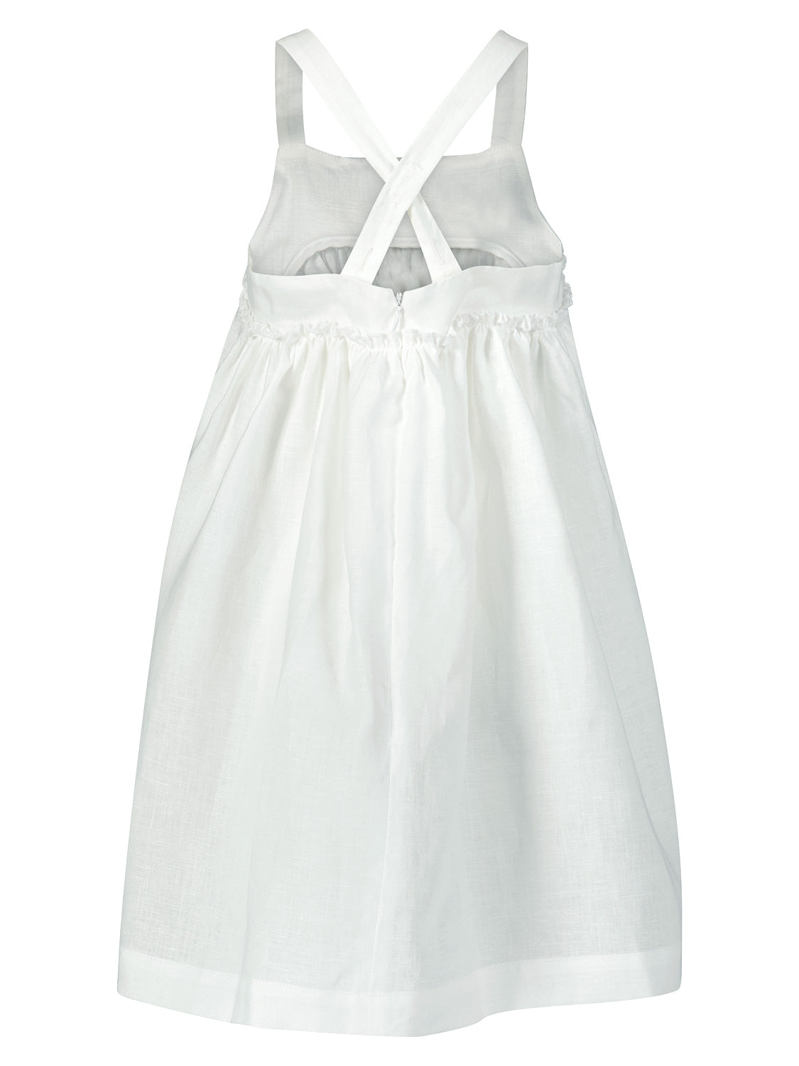 Il Gufo Kids dress White in White 1713185570-6908809501-4.jpg | NICKIS.com