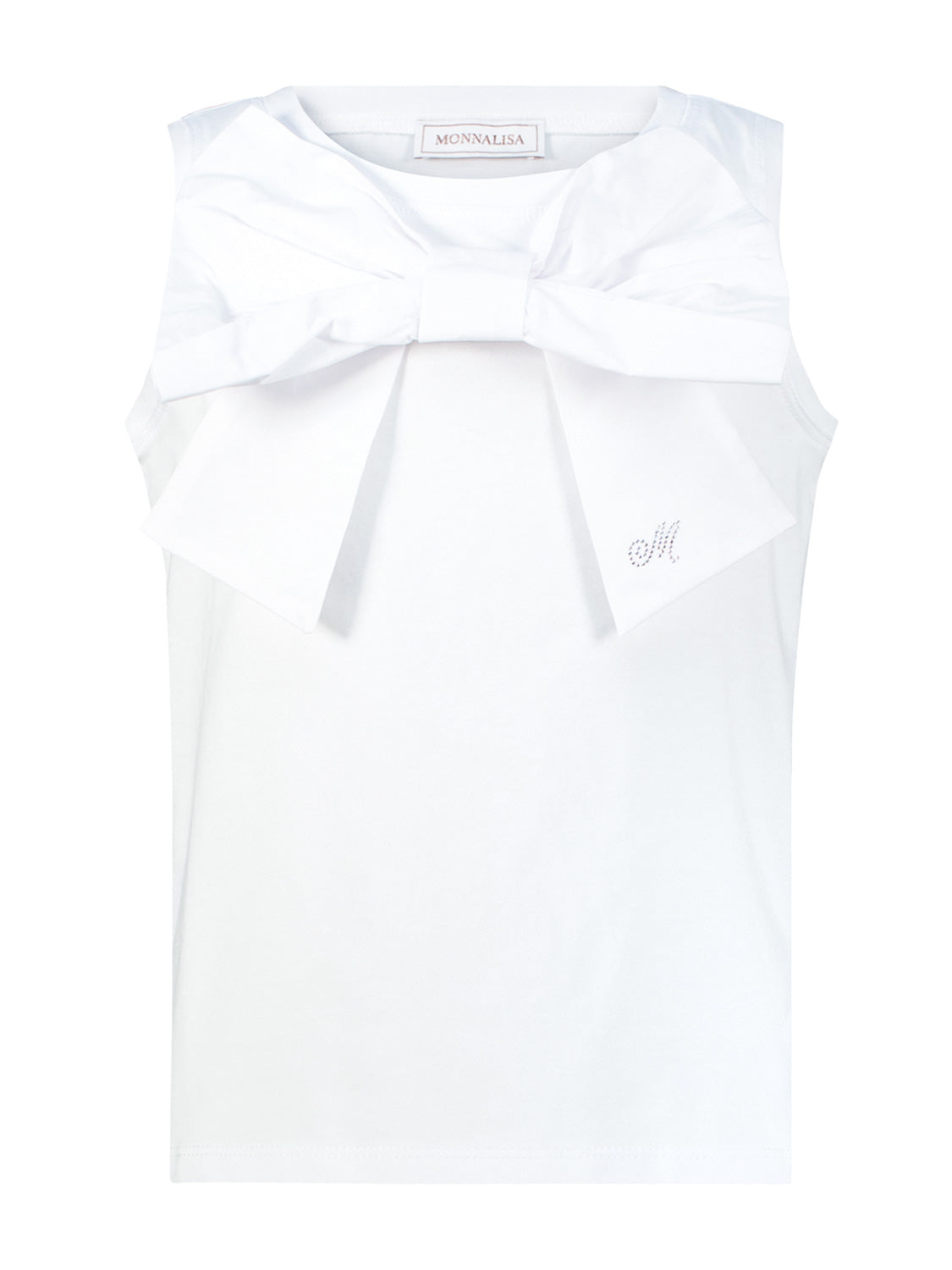 Monnalisa Kids top White in White 1713191095-6901845956-1.jpg | NICKIS.com