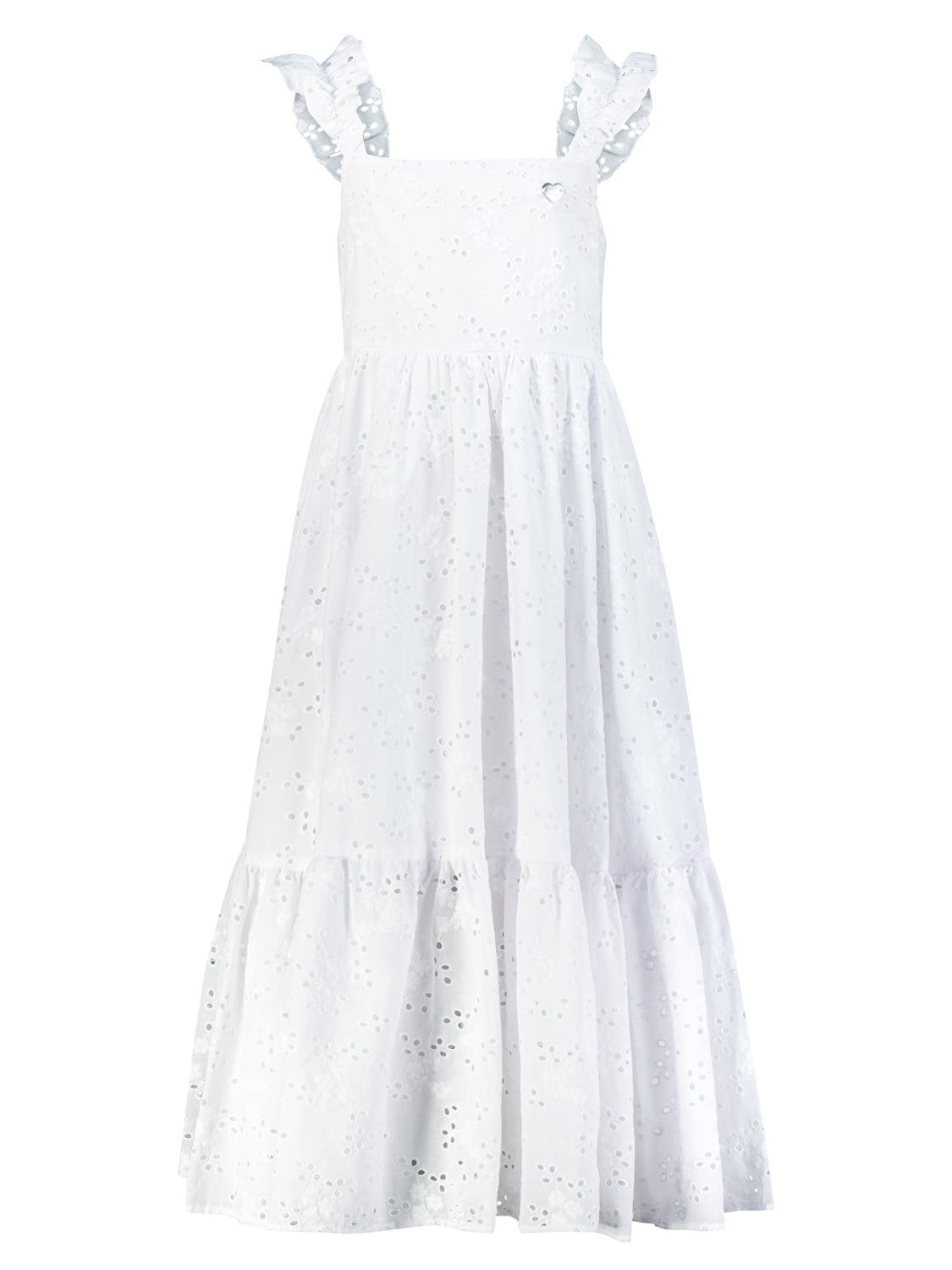 Monnalisa Kids dress White in White 1713191135-6905647328-1.jpg | NICKIS.com