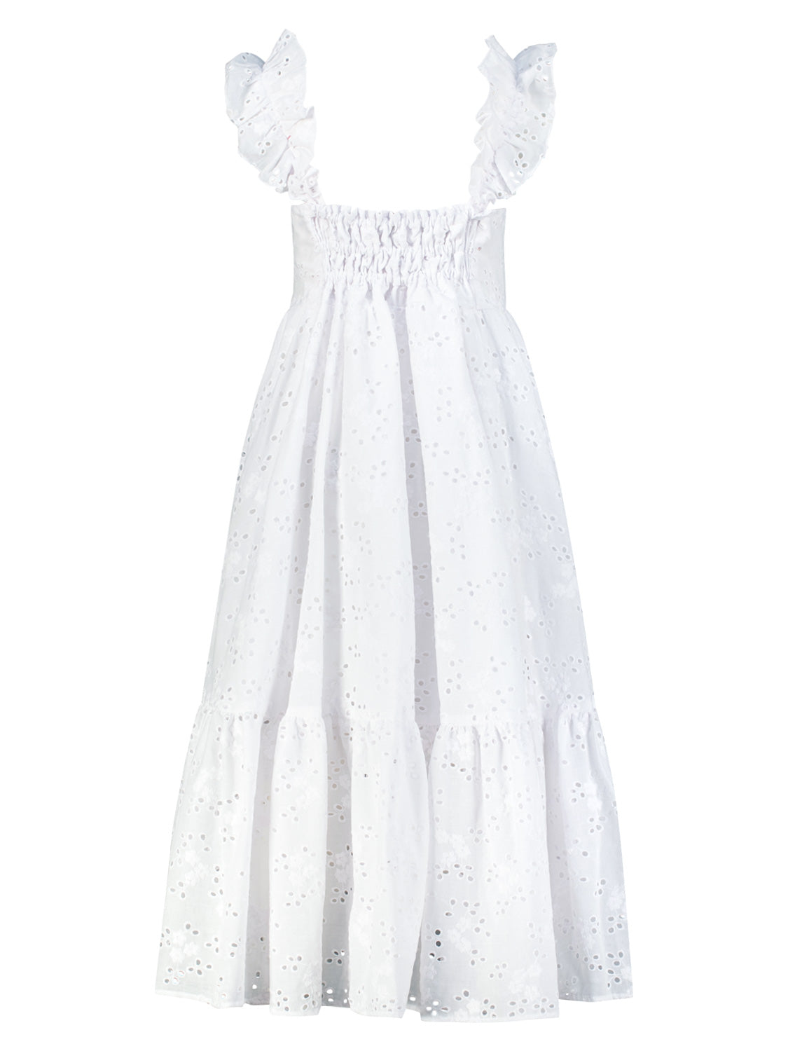 Monnalisa Kids dress White in White 1713191136-6905647328-5.jpg | NICKIS.com