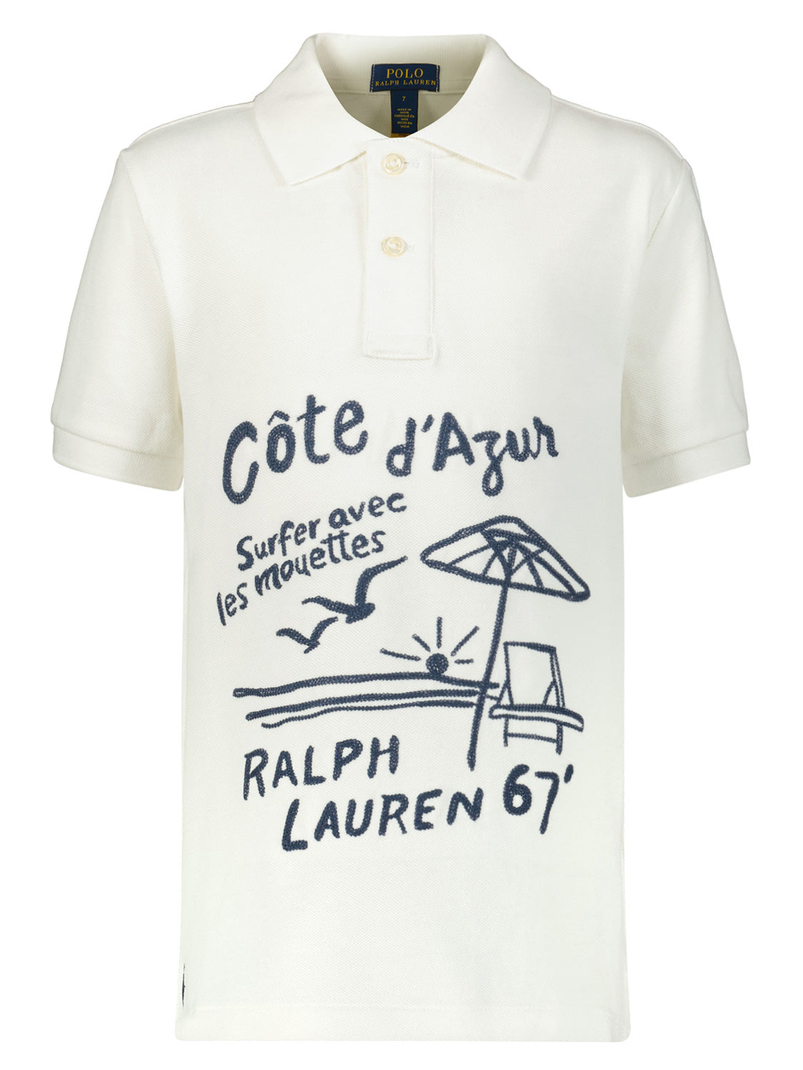 Polo Ralph Lauren Kids Polo Shirt White in White 1714740979-6908368079-1.jpg | NICKIS.com