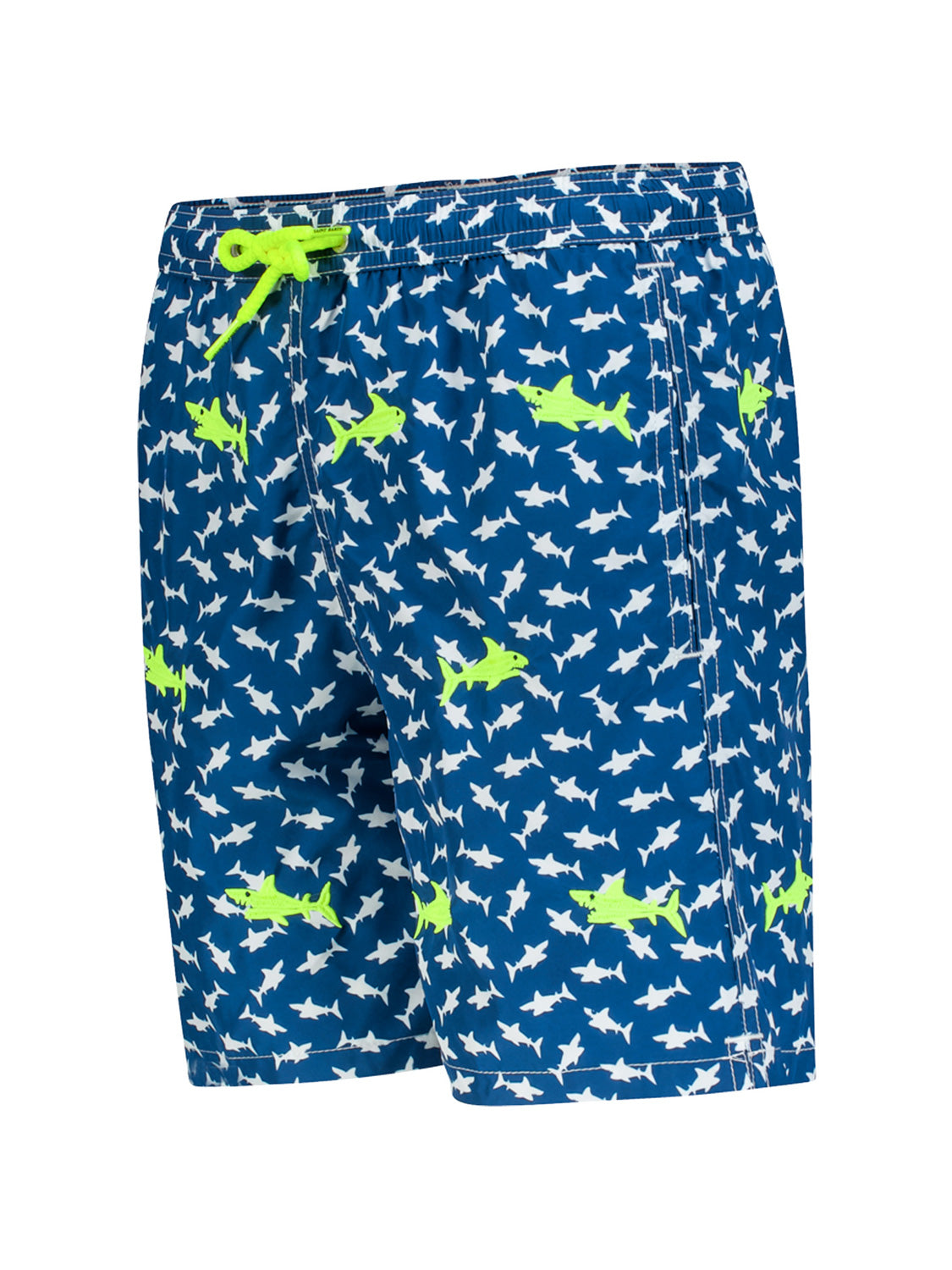 MC2 Saint Barth Kids swim shorts Jean Lighting Embroidery Blue in Blue 1717491766-6905355756-4.jpg | NICKIS.com