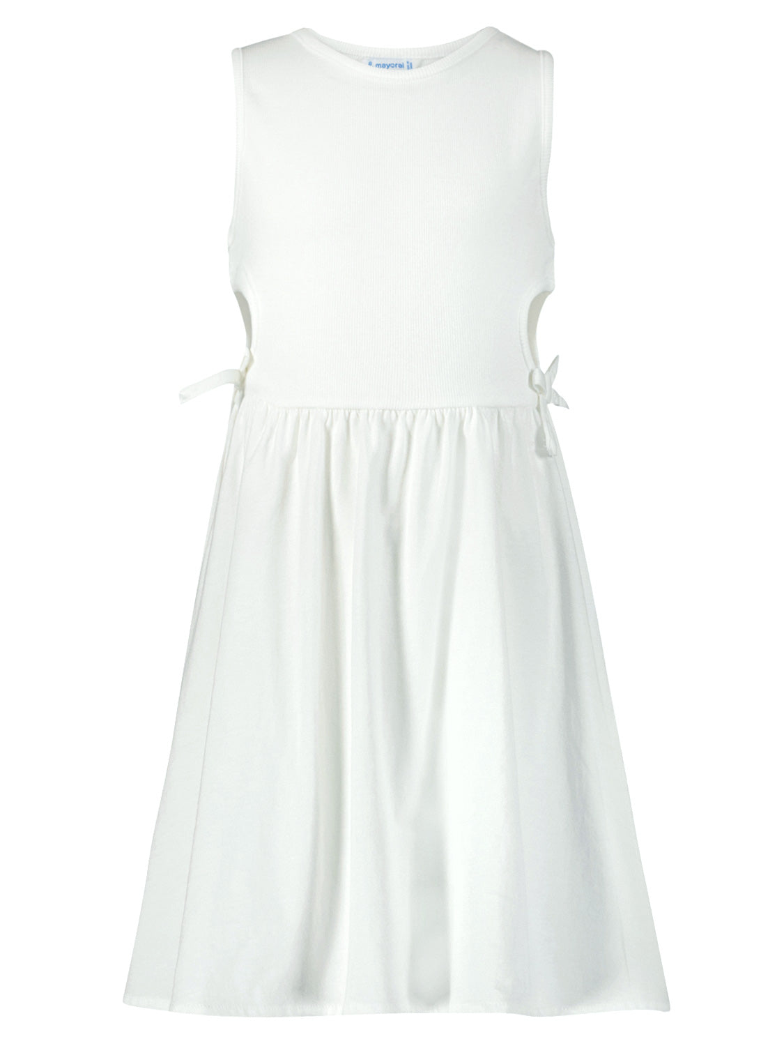 Mayoral Kids dress White in White 1717507312-6902327096-1.jpg | NICKIS.com