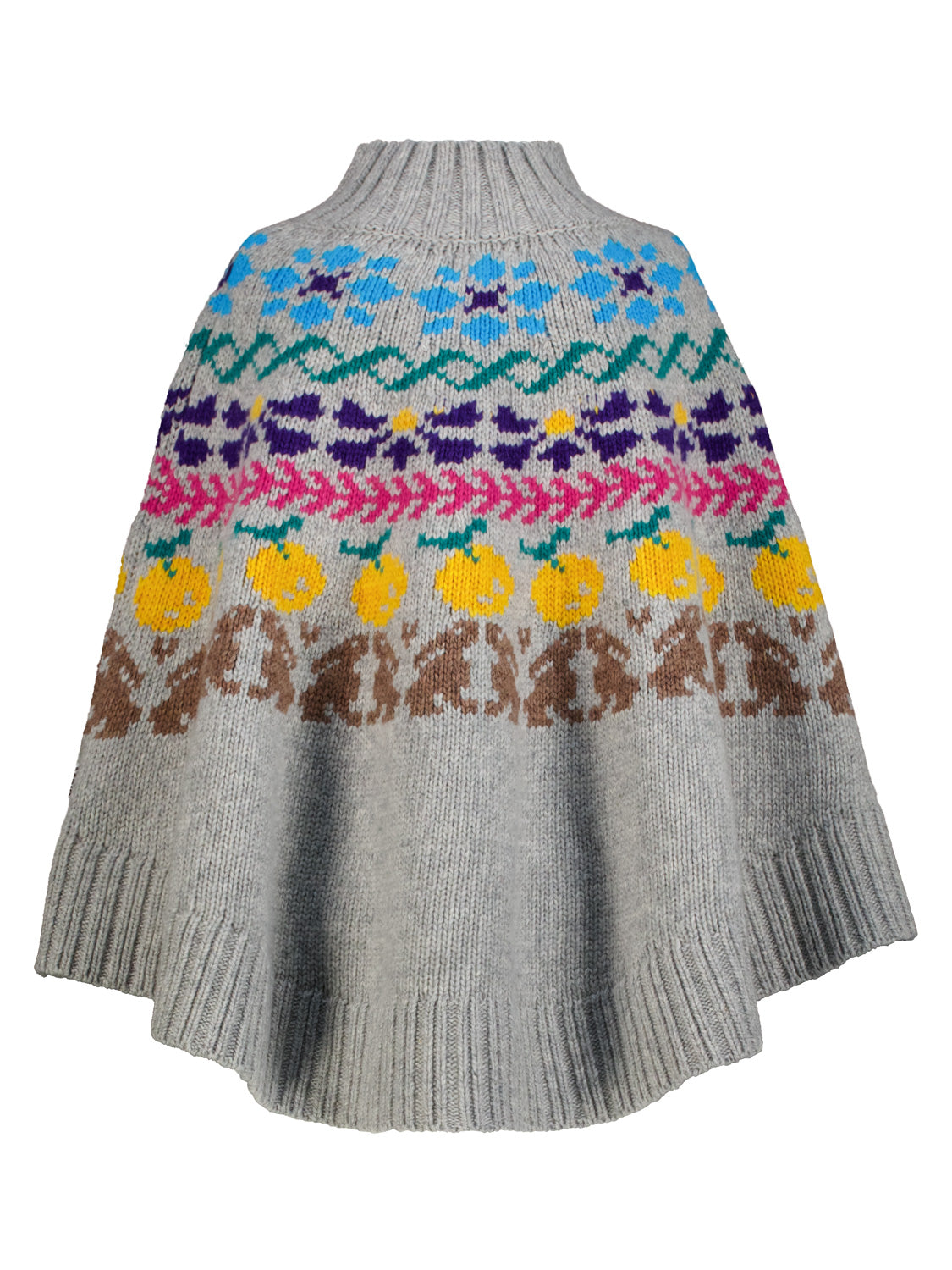 Molo Kids poncho Maslina Grey in Grey 1718791528-7000974936-4.jpg | NICKIS.com