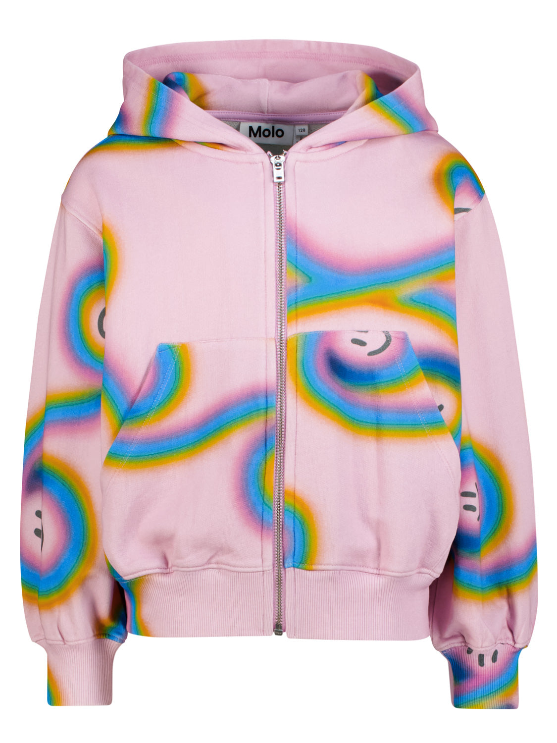 Molo Kids Sweat Jacket Mazzelina Pink in Pink 1718791574-7005280623-1.jpg | NICKIS.com