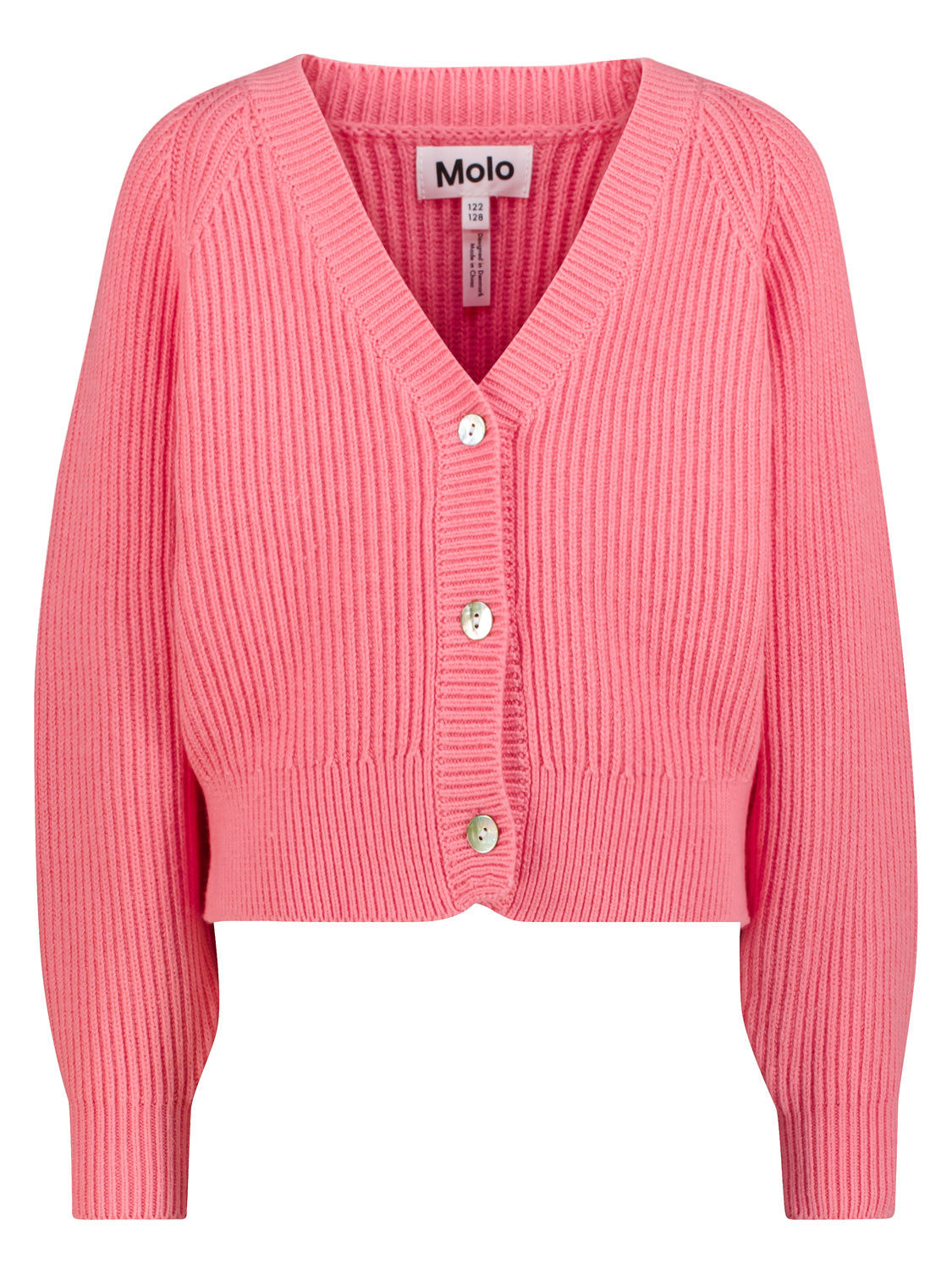 Molo Kids cardigan Gilberta Coral in Coral 1718791615-7008201253-1.jpg | NICKIS.com