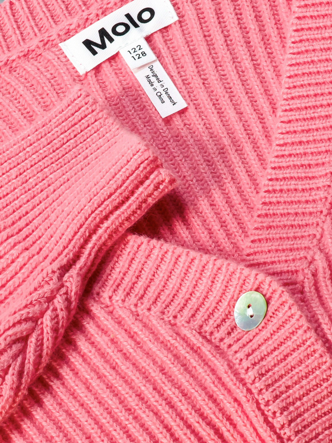 Molo Kids cardigan Gilberta Coral in Coral 1718791617-7008201253-8.jpg | NICKIS.com