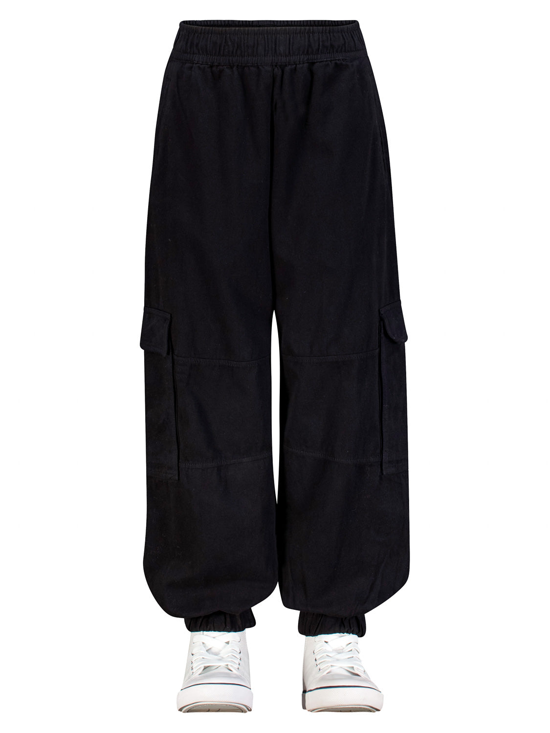 Molo Kids Cargo Trousers Aliki Black in Black 1718791734-7009485864-4.jpg | NICKIS.com