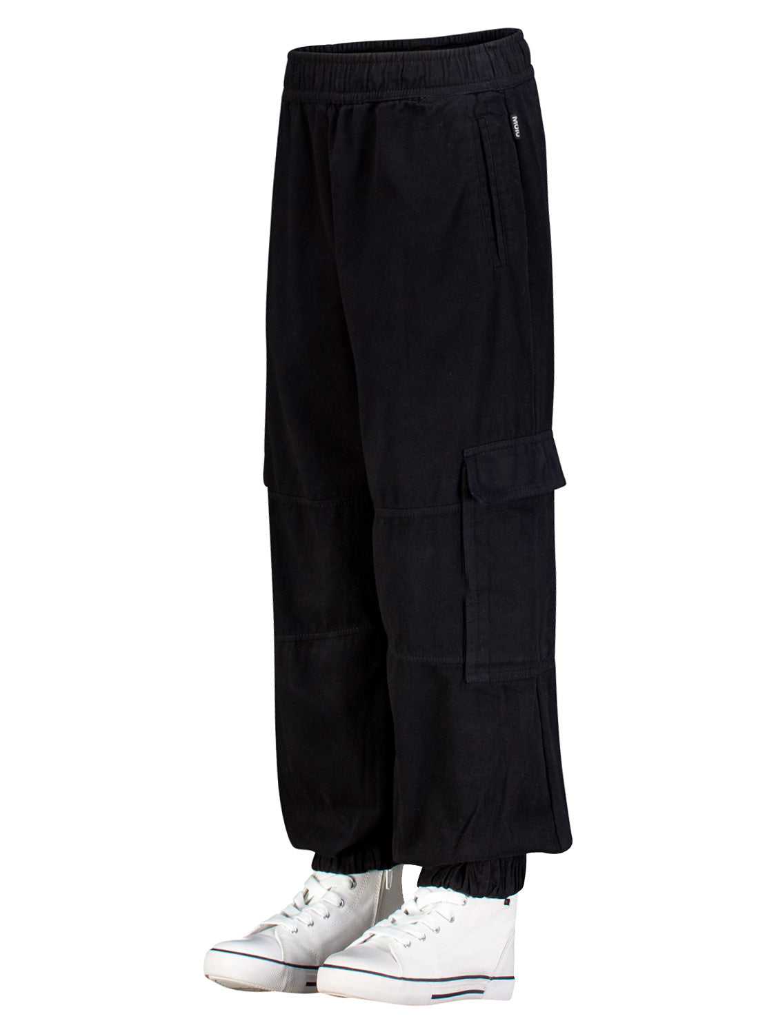 Molo Kids Cargo Trousers Aliki Black in Black 1718791734-7009485864-5.jpg | NICKIS.com