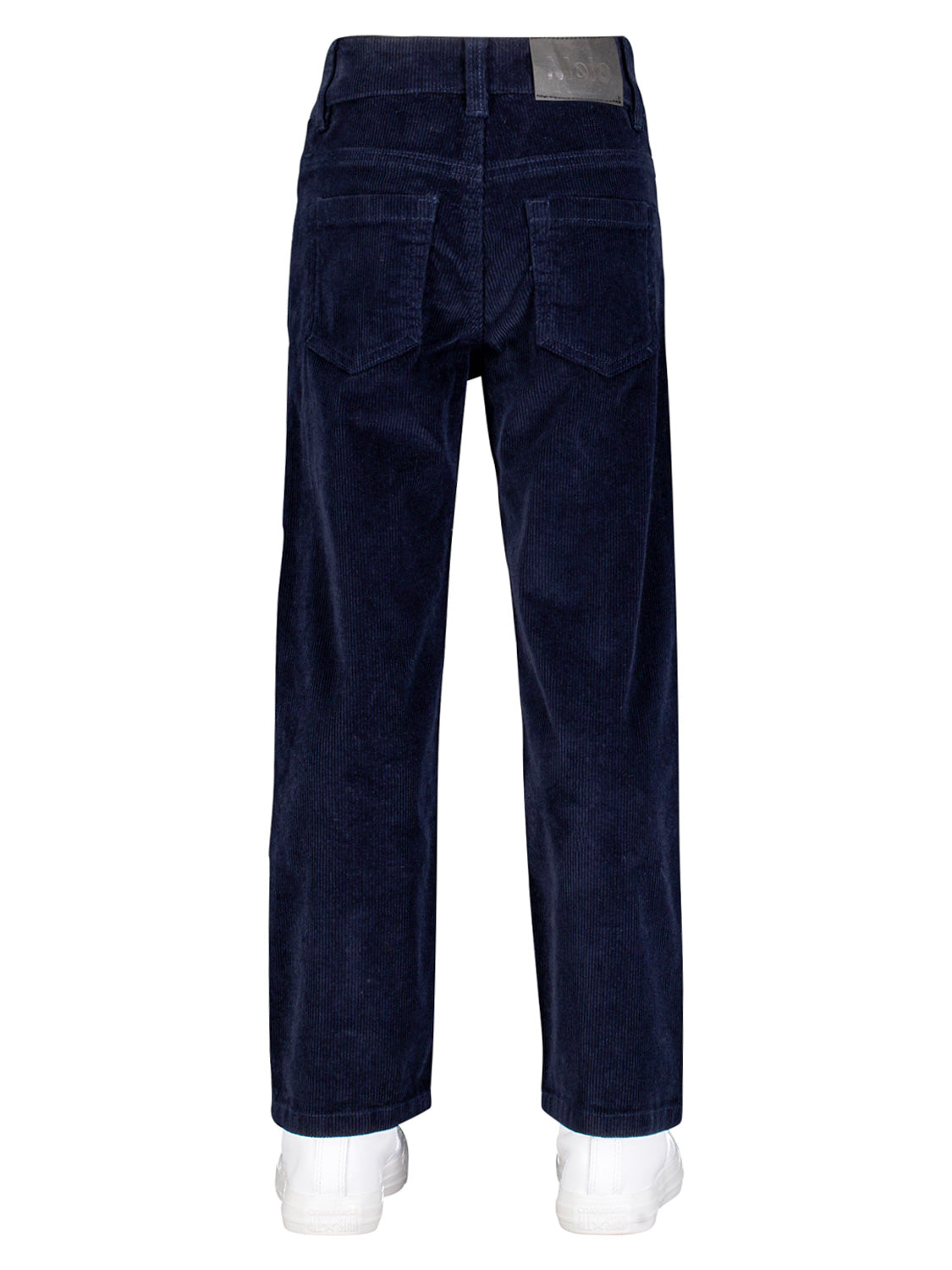 Molo Kids Corduroy Trousers Andy Navy in Navy 1725359409-7009515411-6.jpg | NICKIS.com