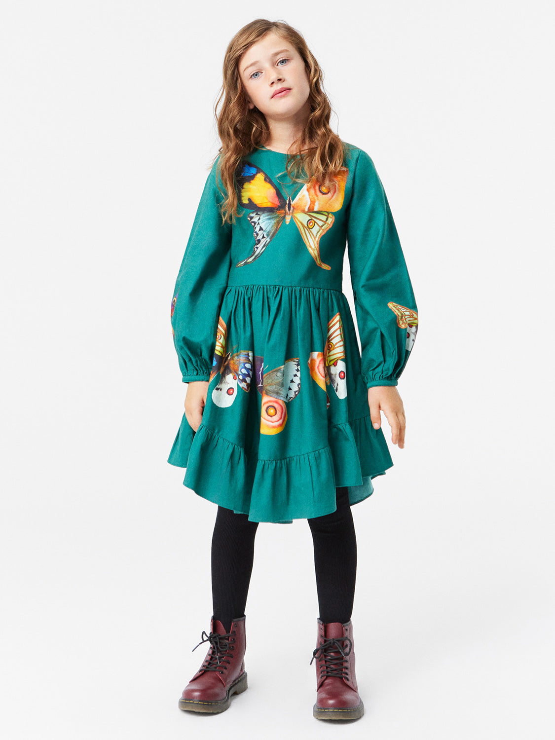 Molo Kids dress Calissa Green in Green 1725448202-7000187616-2.jpg | NICKIS.com