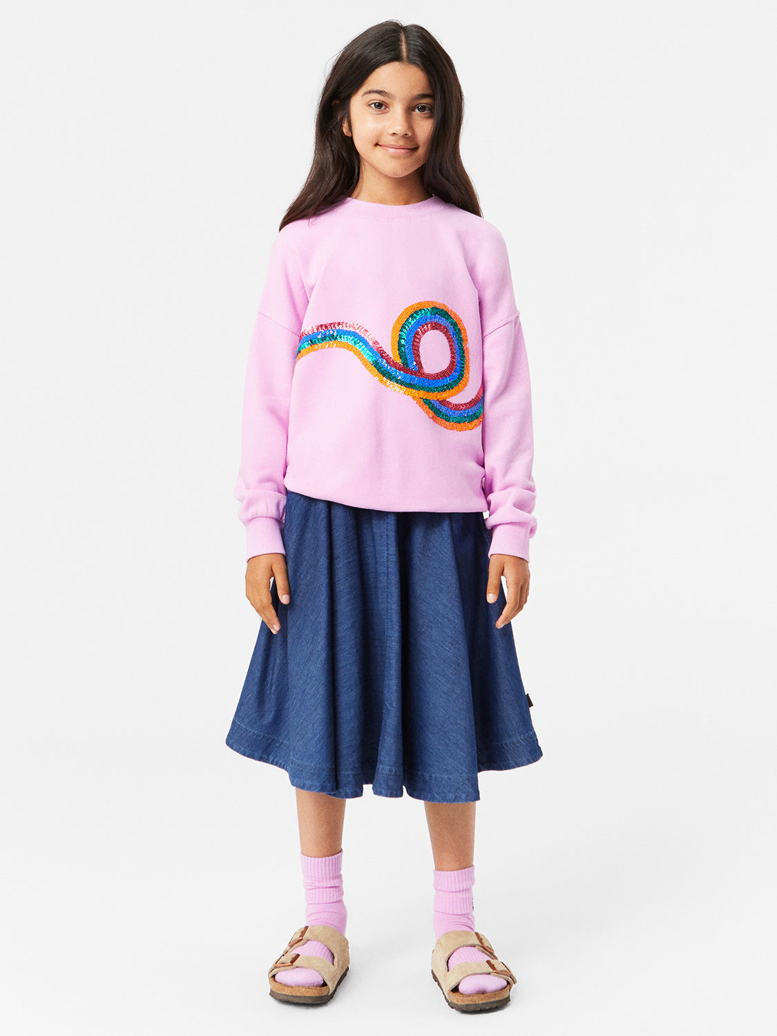 Molo Kids skirt Bell Navy in Navy 1725448238-7000609319-2.jpg | NICKIS.com