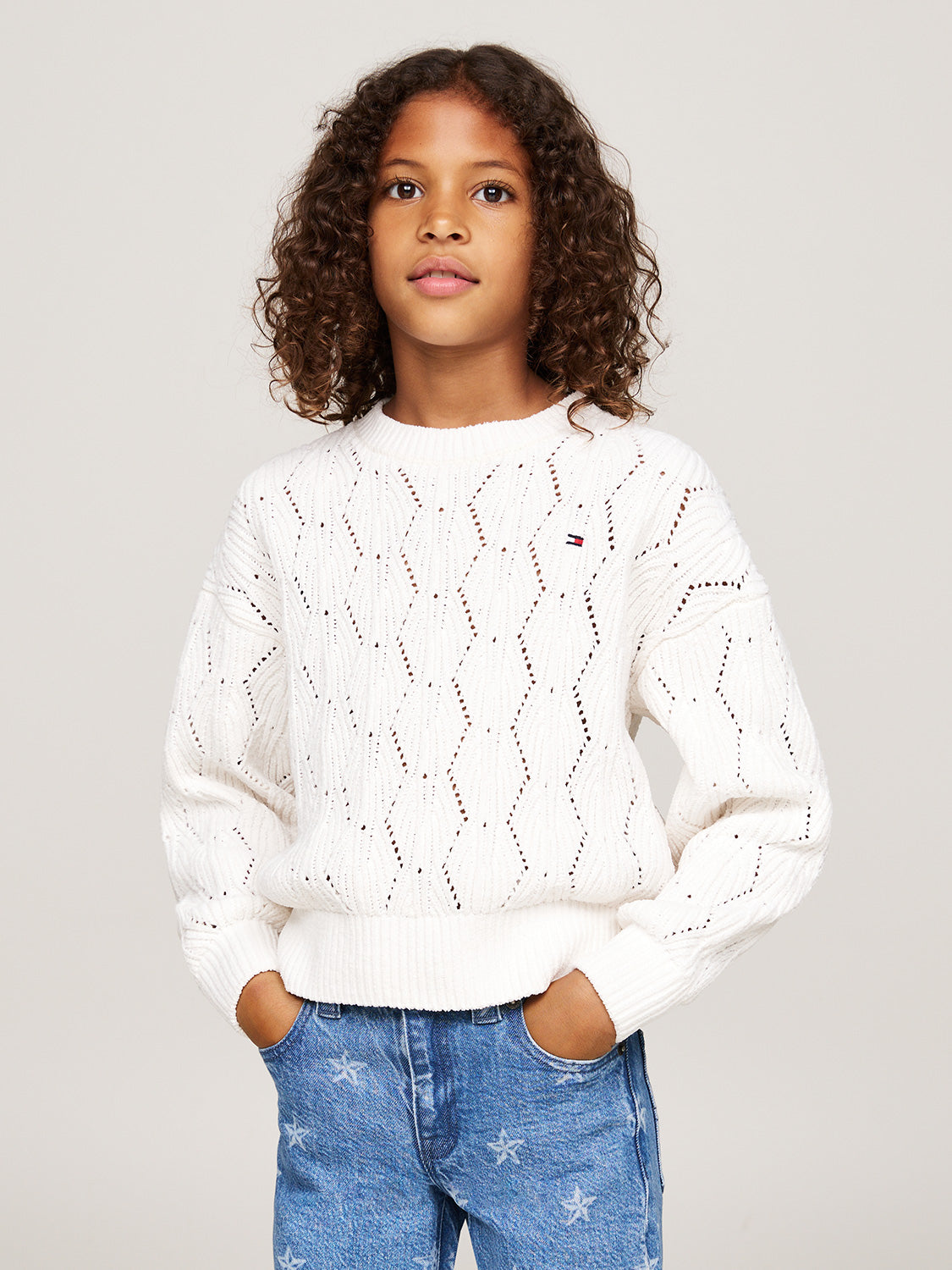 Tommy Hilfiger Kids Sweaters White in White 1725448259-7002935748-2.jpg | NICKIS.com