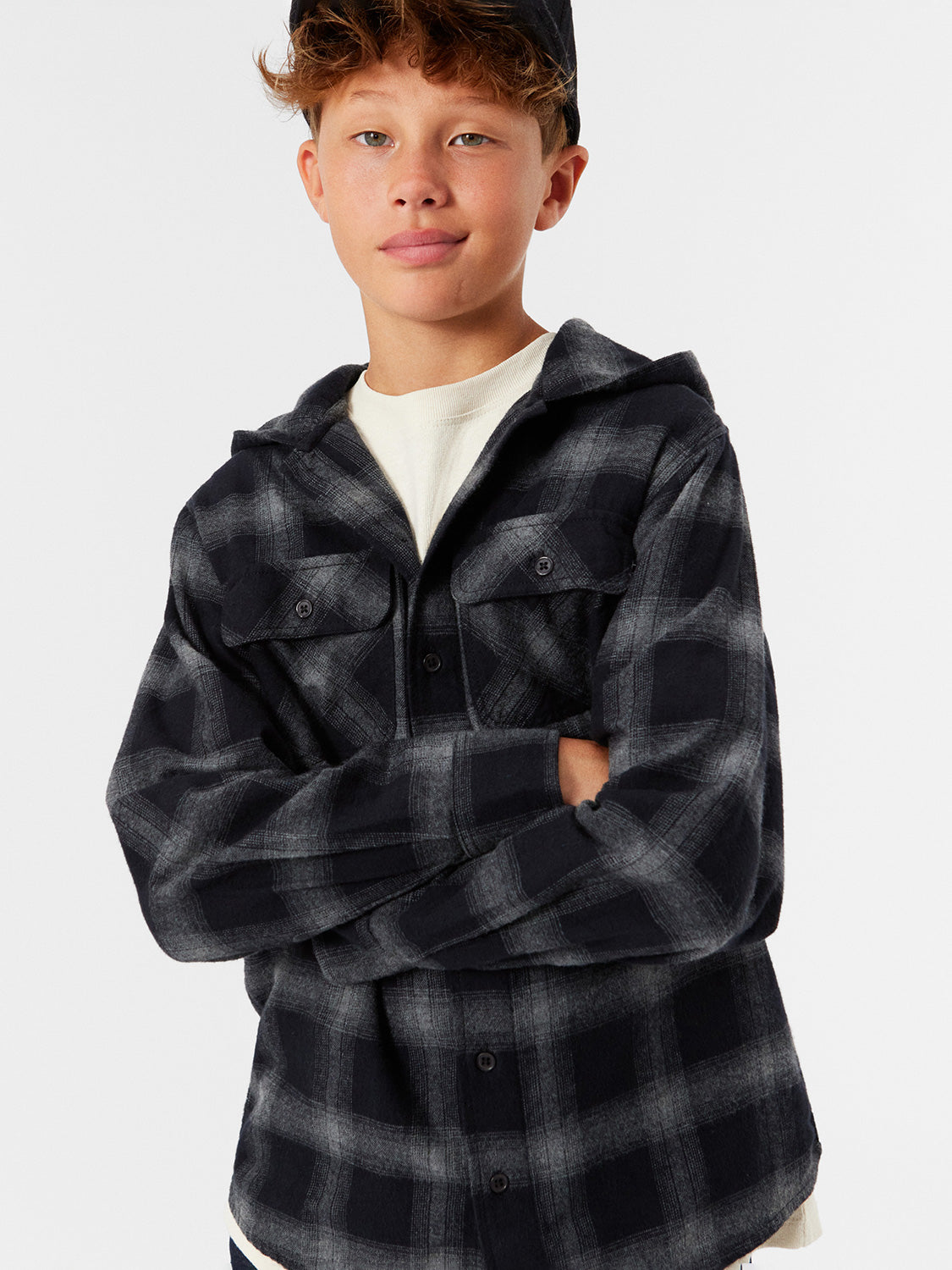 Molo Kids shirt Rizz Anthracite Grey in Anthracite Grey 1725448269-7003368935-2.jpg | NICKIS.com