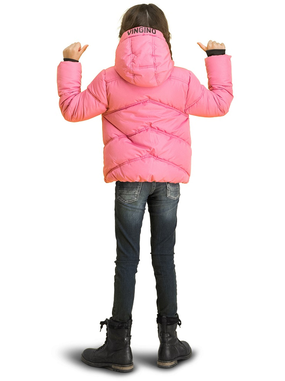 Winterjacke Pink