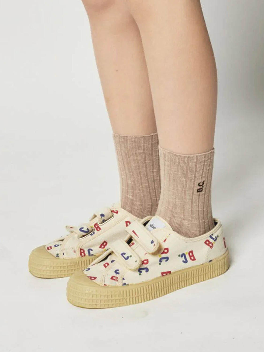 Socken Beige
