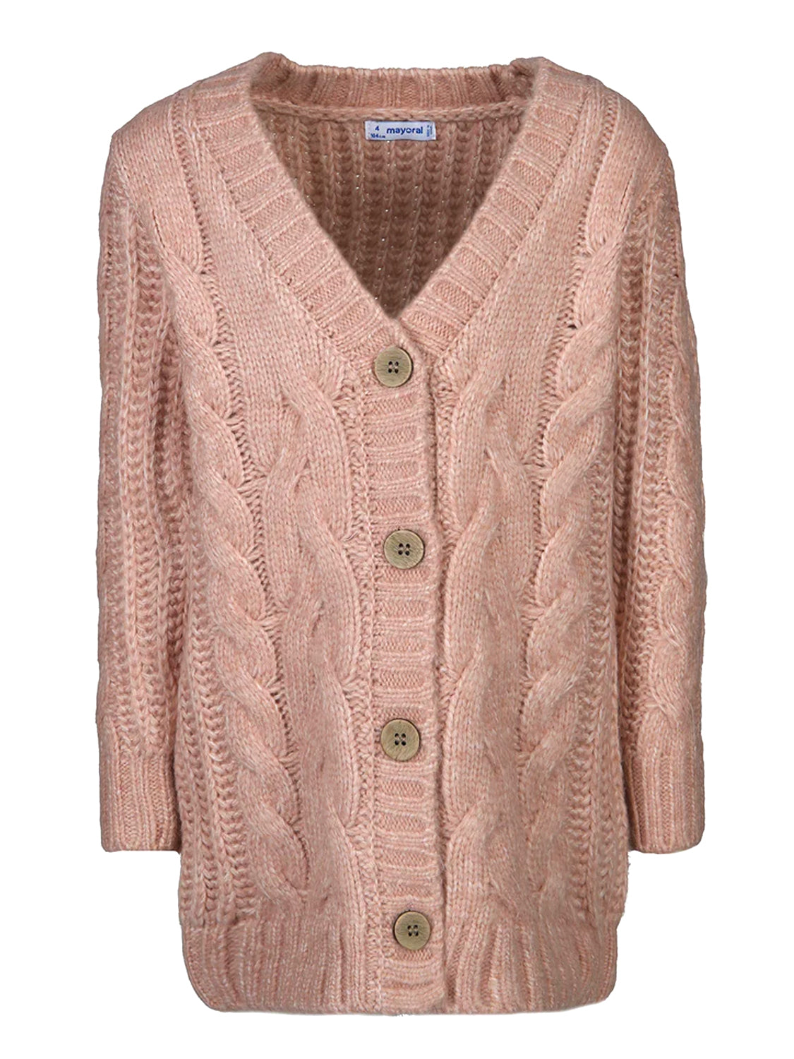 Strickjacke Koralle