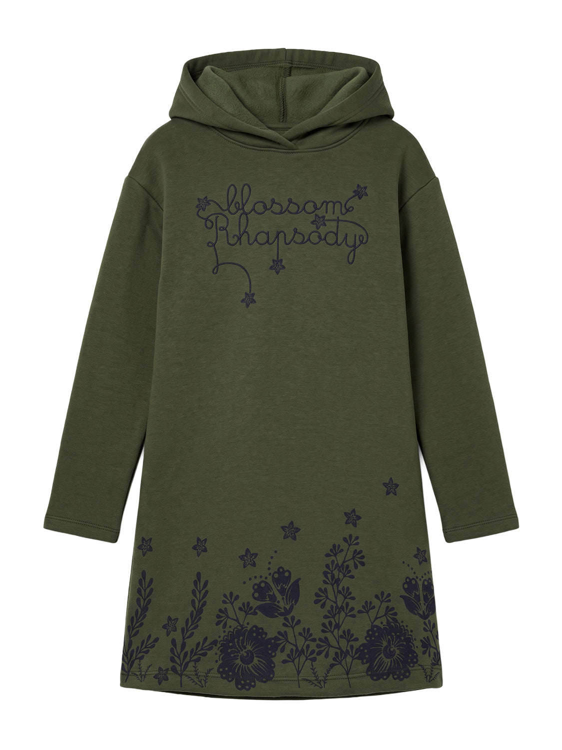 Midikleid Olivgrün