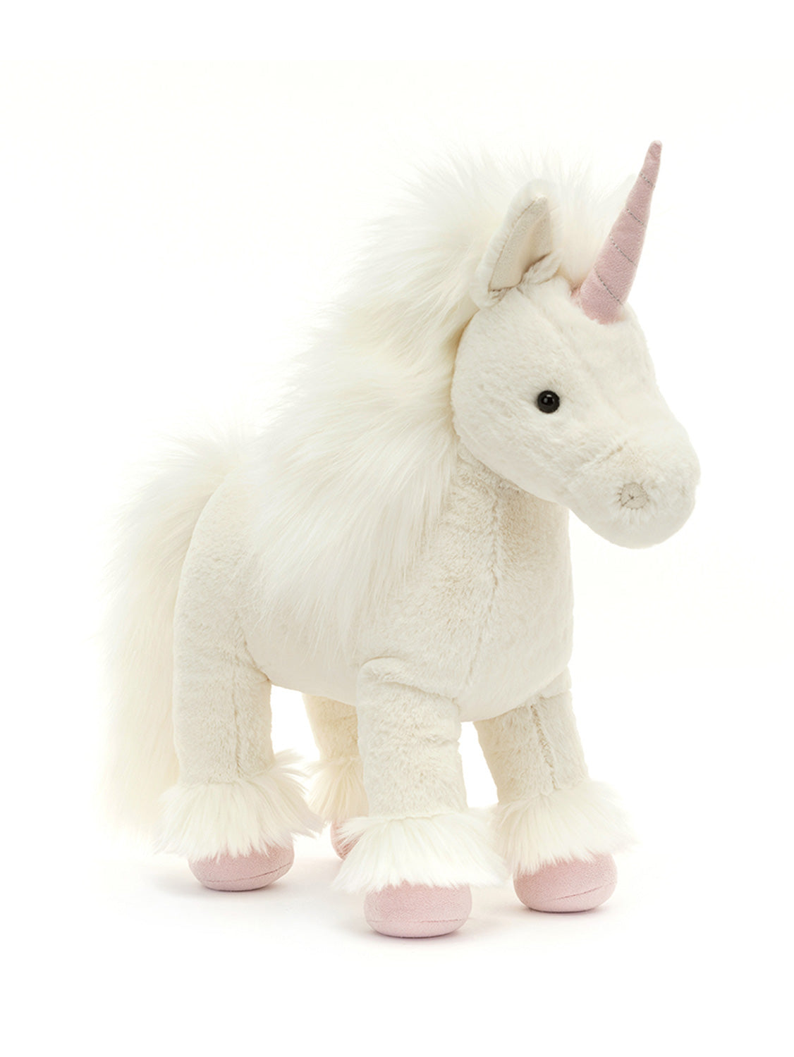 Jellycat Kids stuffed animal Isadora Unicorn White in White 3300002262-4.jpg | NICKIS.com