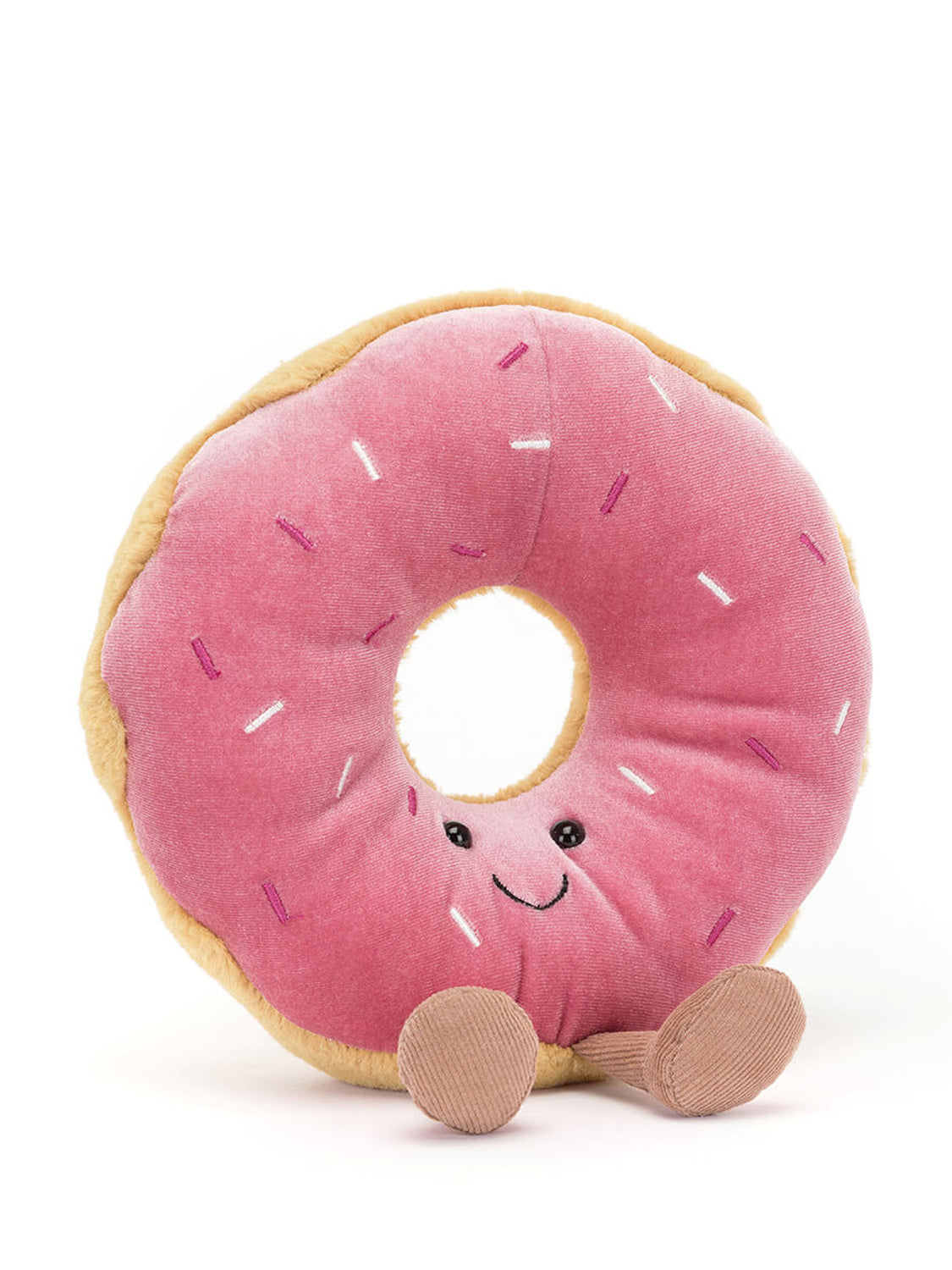 Jellycat Kids stuffed animal Amuseable Doughnut Fuchsia in Fuchsia 3300005062-4.jpg | NICKIS.com