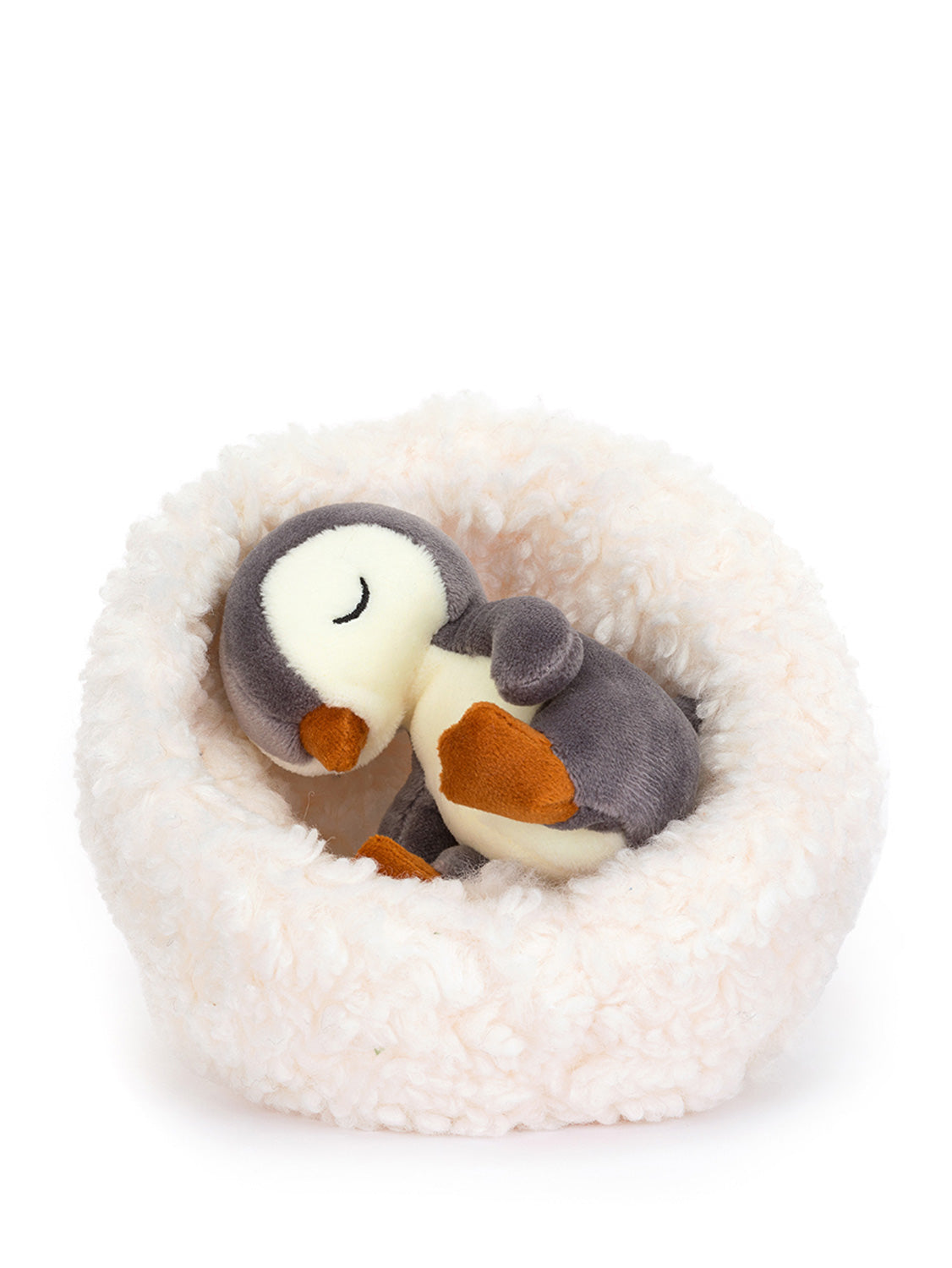 Jellycat Kids stuffed animal Hibernating Penguin White in White 3300008782-2.jpg | NICKIS.com