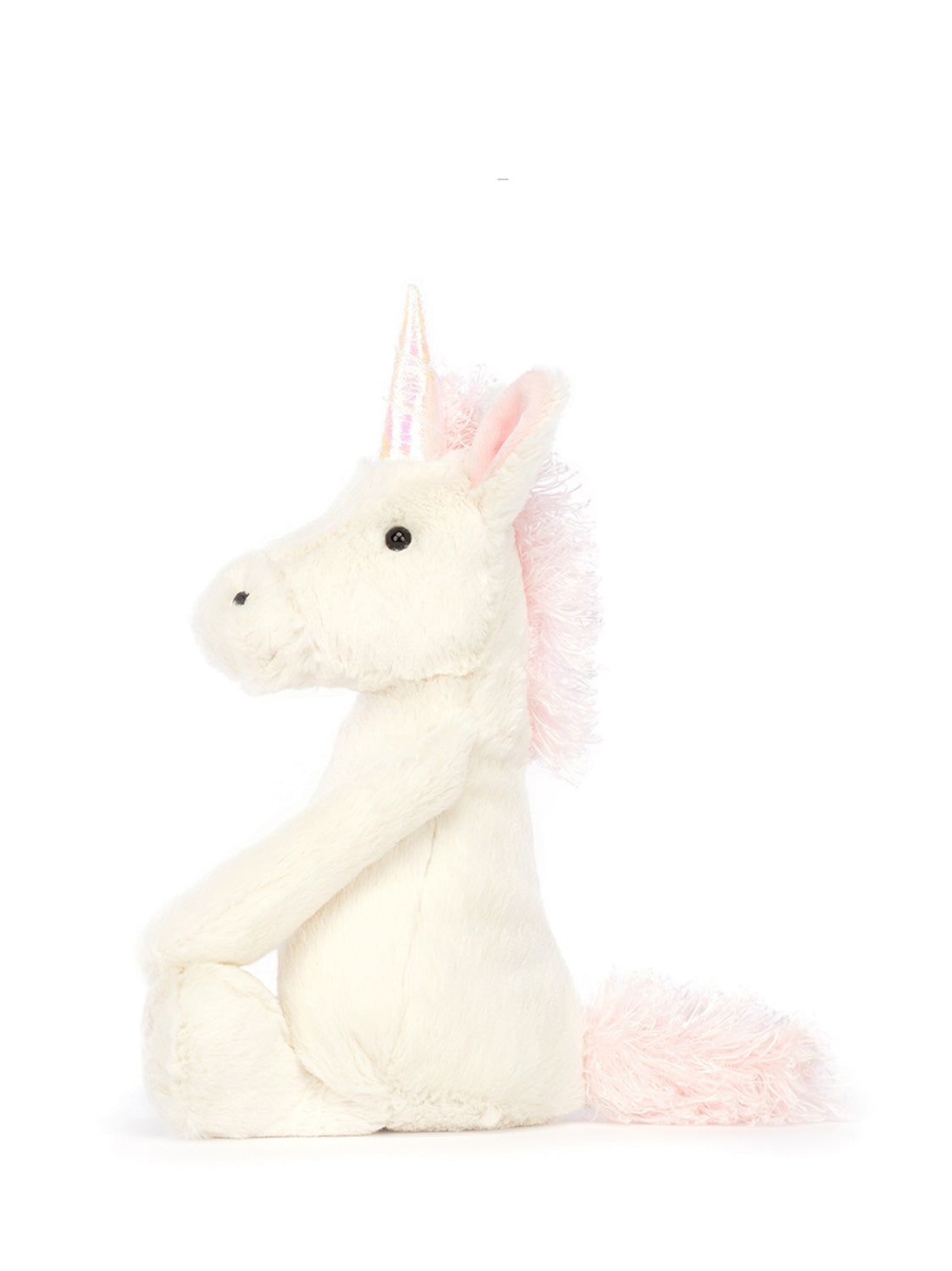 Jellycat Kids stuffed animal Bashful Unicorn Original White in White 3300087674-2.jpg | NICKIS.com