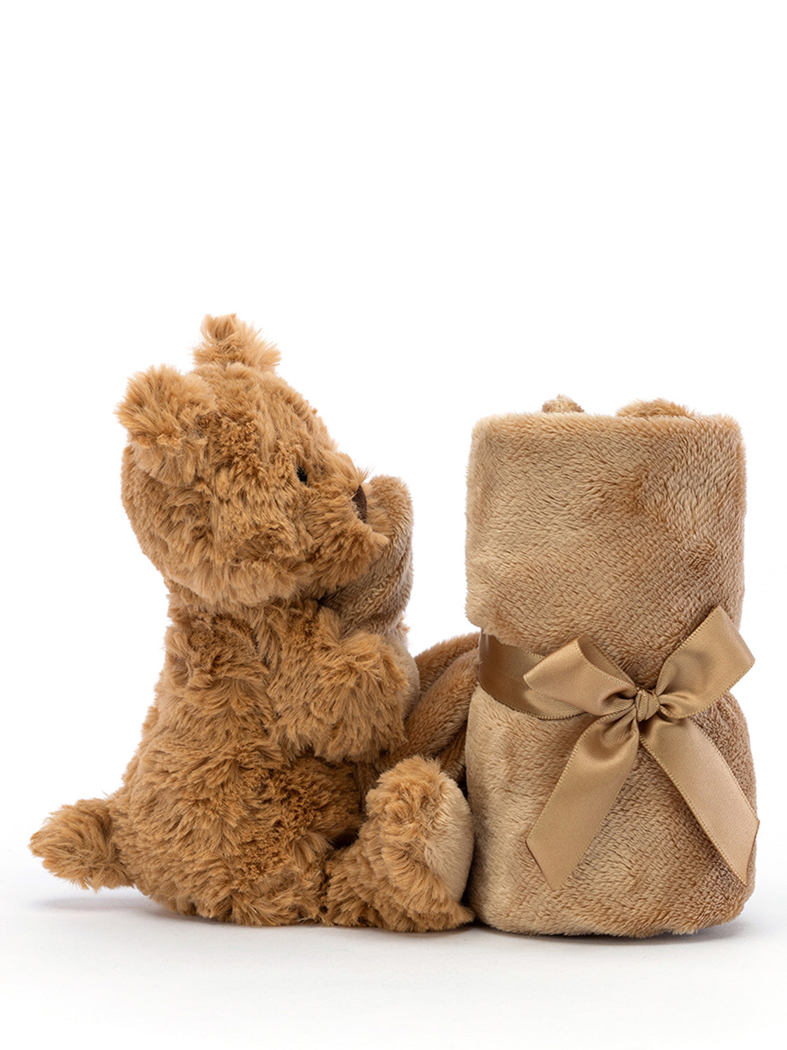 Jellycat Kids cuddly cloth Bartholomew Bear Soother Brown in Brown 3300760367-2.jpg | NICKIS.com