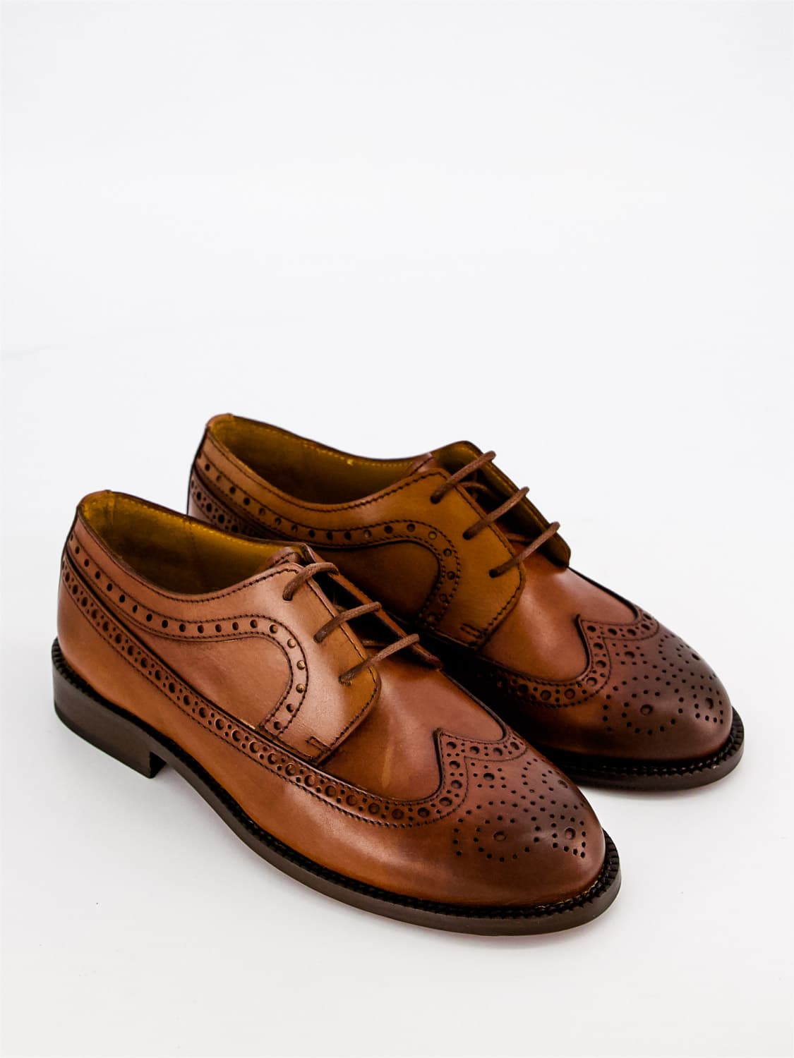 Gallucci Kids Derby Shoes Brown in Brown 3301384150-8.jpg | NICKIS.com