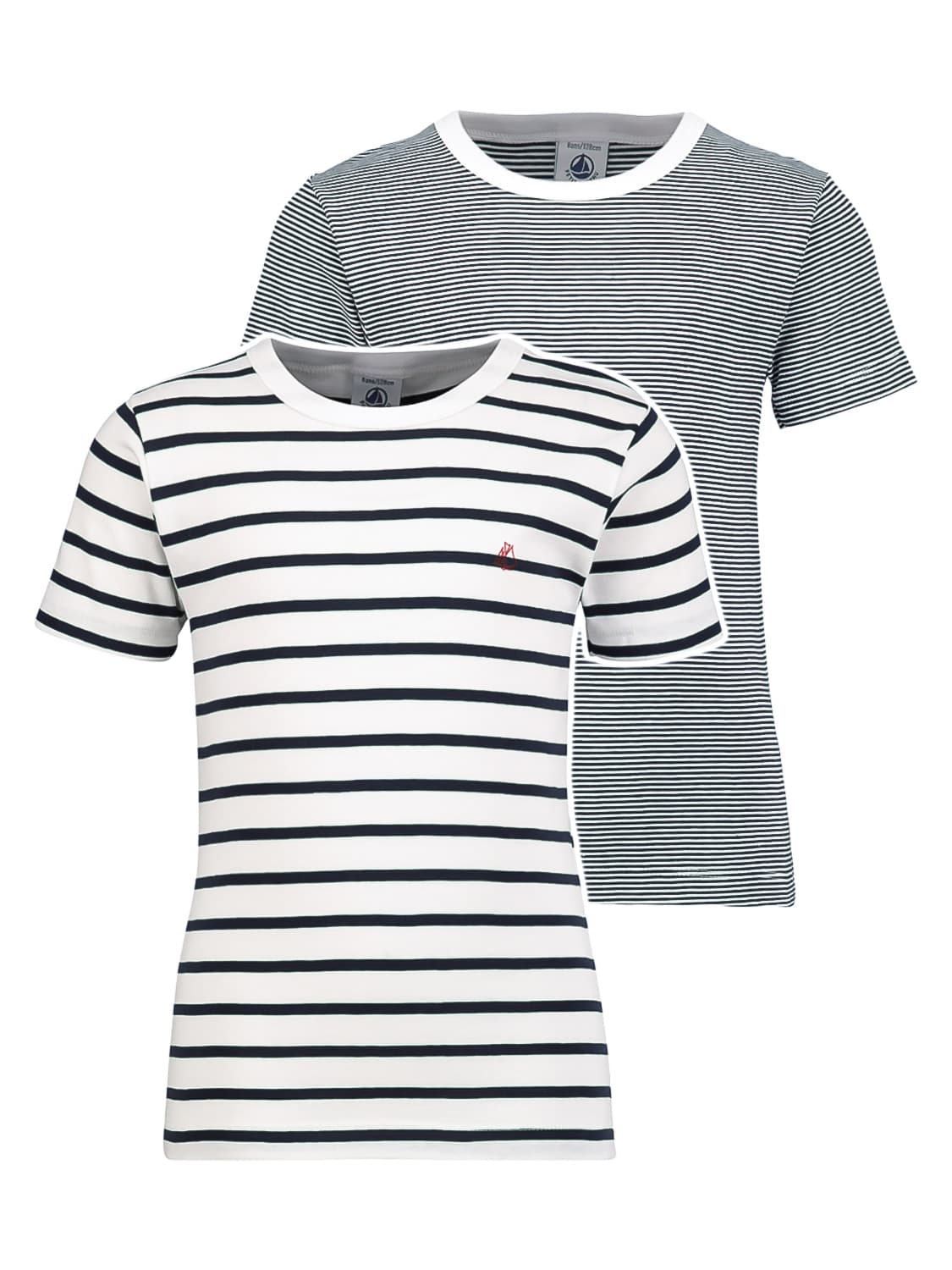 Petit Bateau Kids t-shirt 2-Pack Blue in Blue 3301842487-1.jpg | NICKIS.com